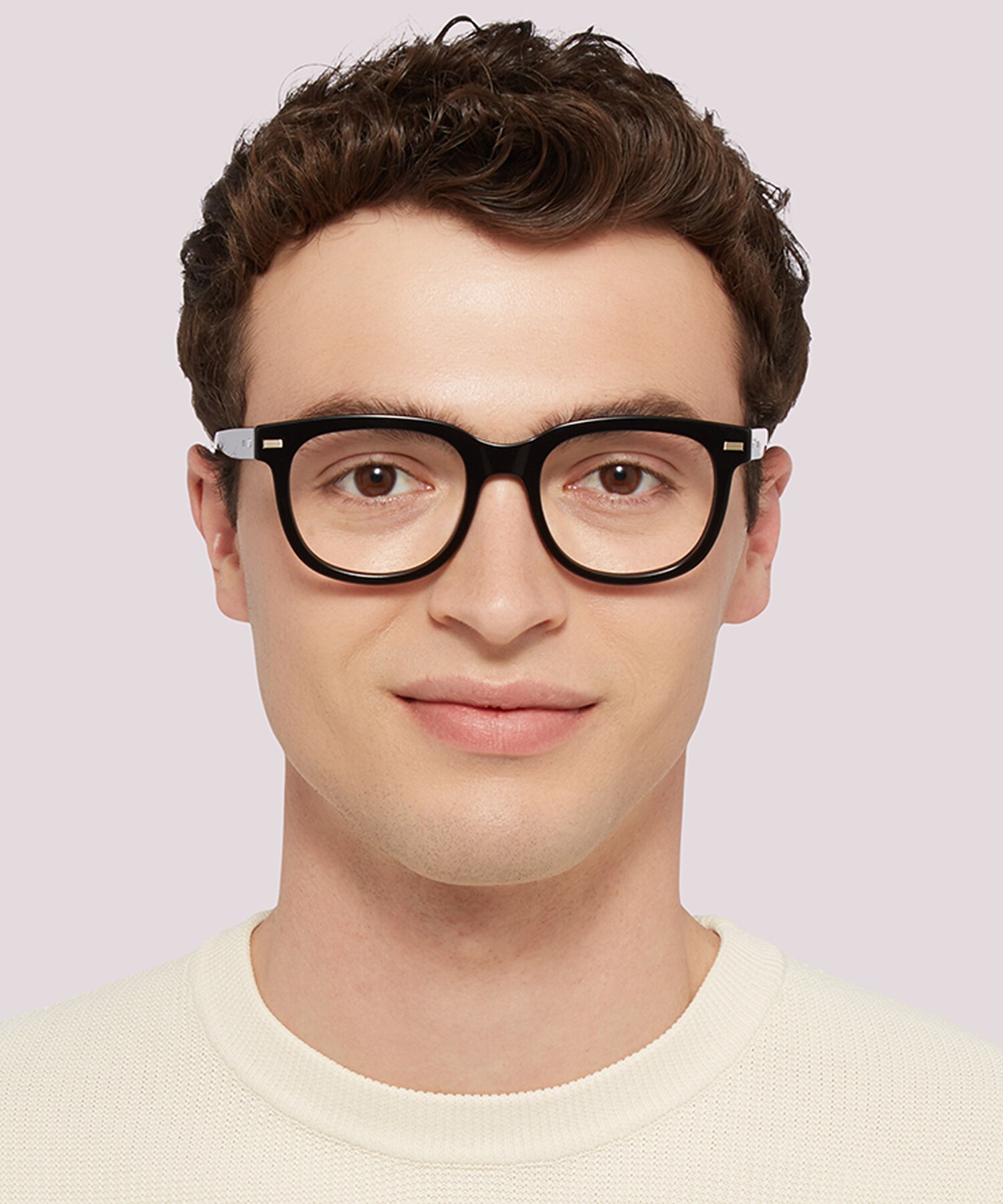 BOSS 1444/N Black AcetateEyeglass Frames for Men for Glasses Direct