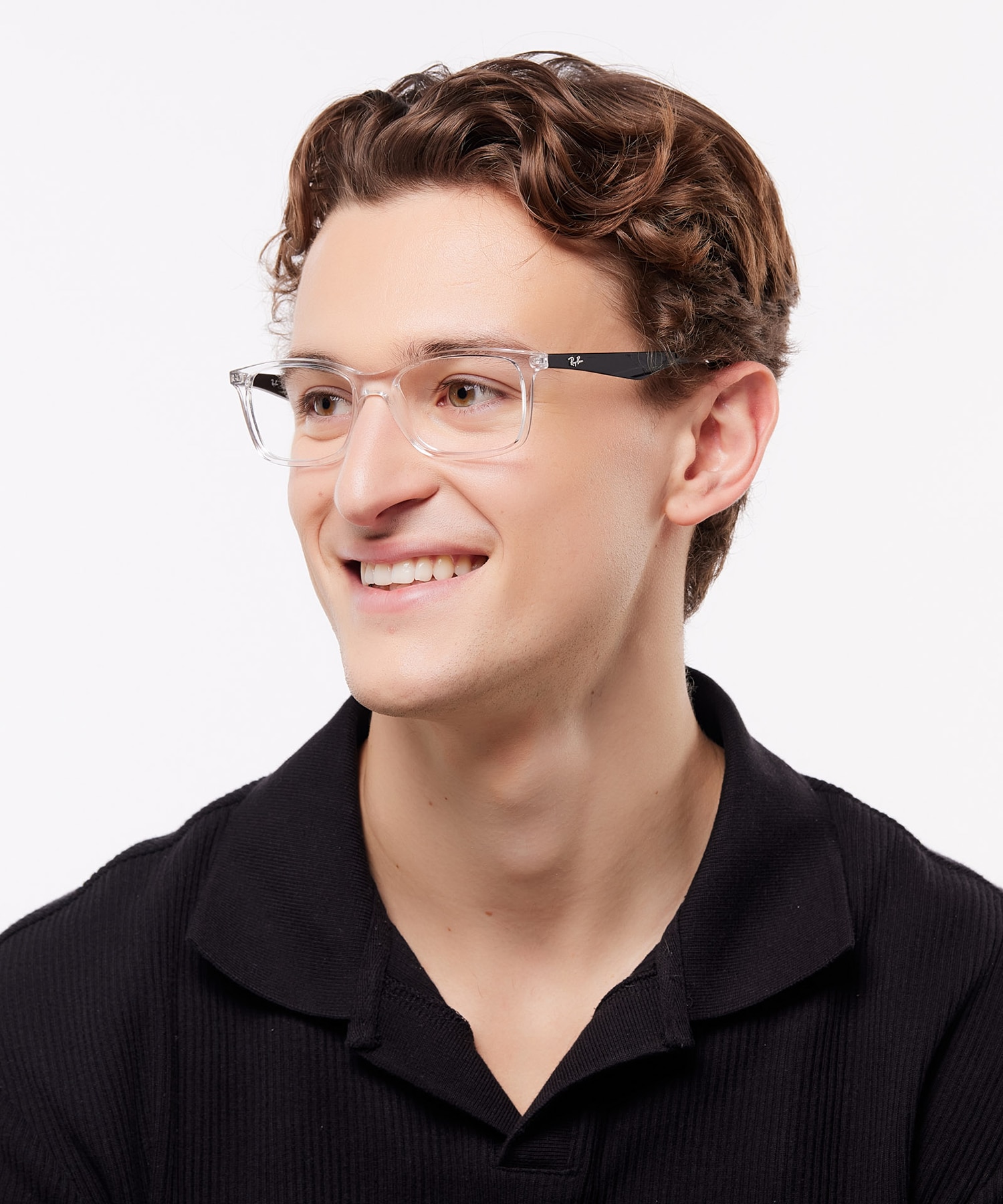 RB7047 Transparent PlasticEyeglass Frames for Men for Glasses Direct
