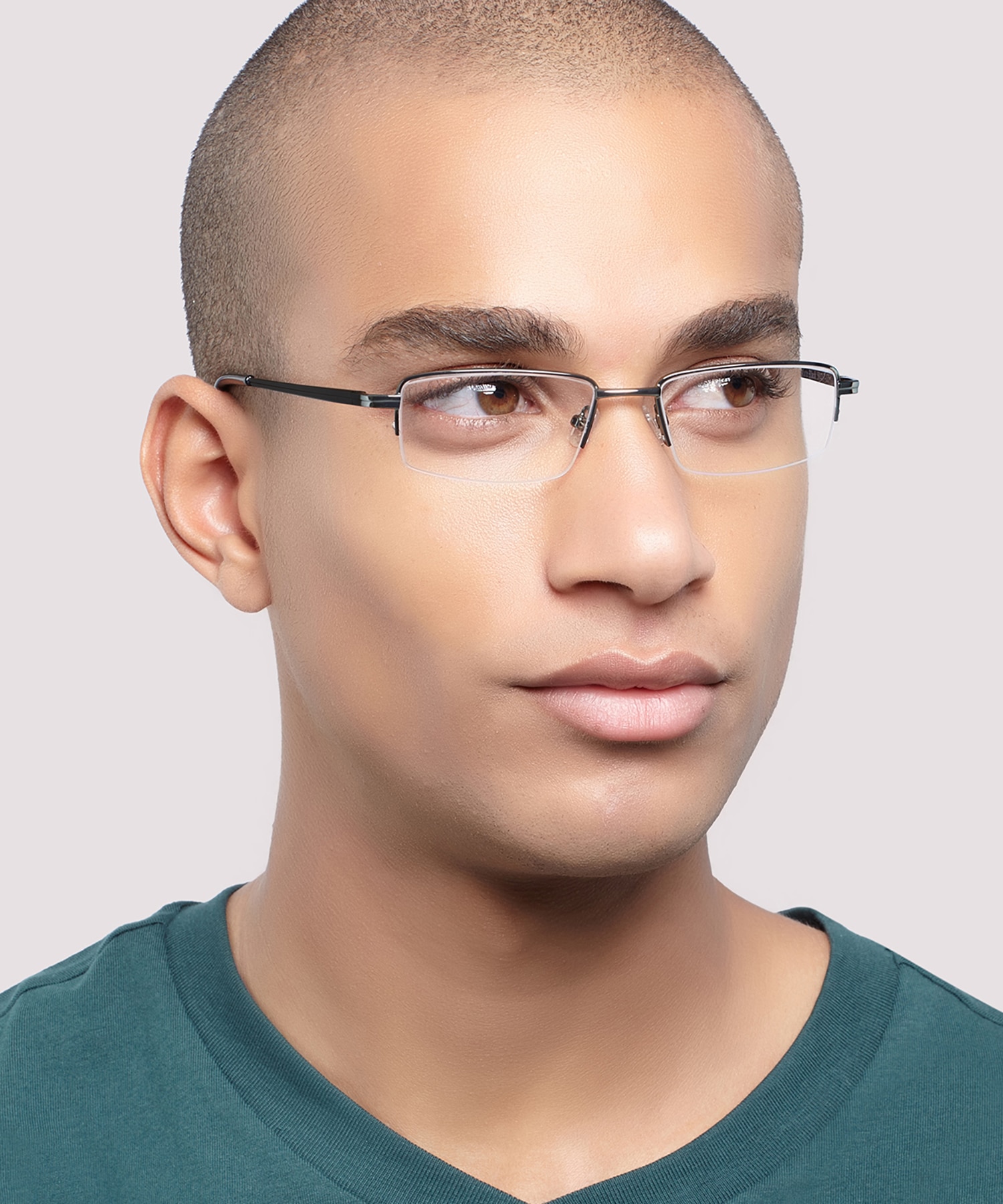Erin Gunmetal MetalEyeglass Frames for Men for Glasses Direct