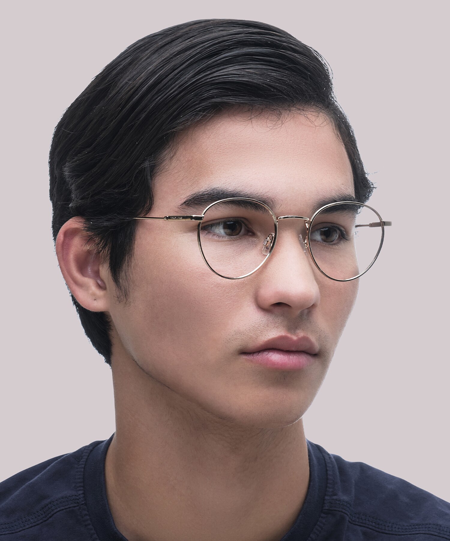 TJ 0089 Gold MetalEyeglass Frames for Men for Glasses Direct