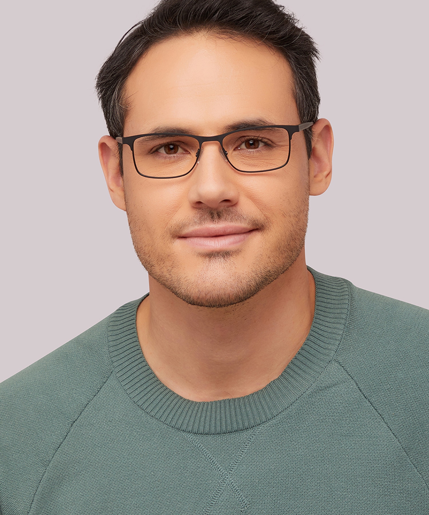 Boss 0967/IT Black Silver MetalEyeglass Frames for Men for Glasses Direct