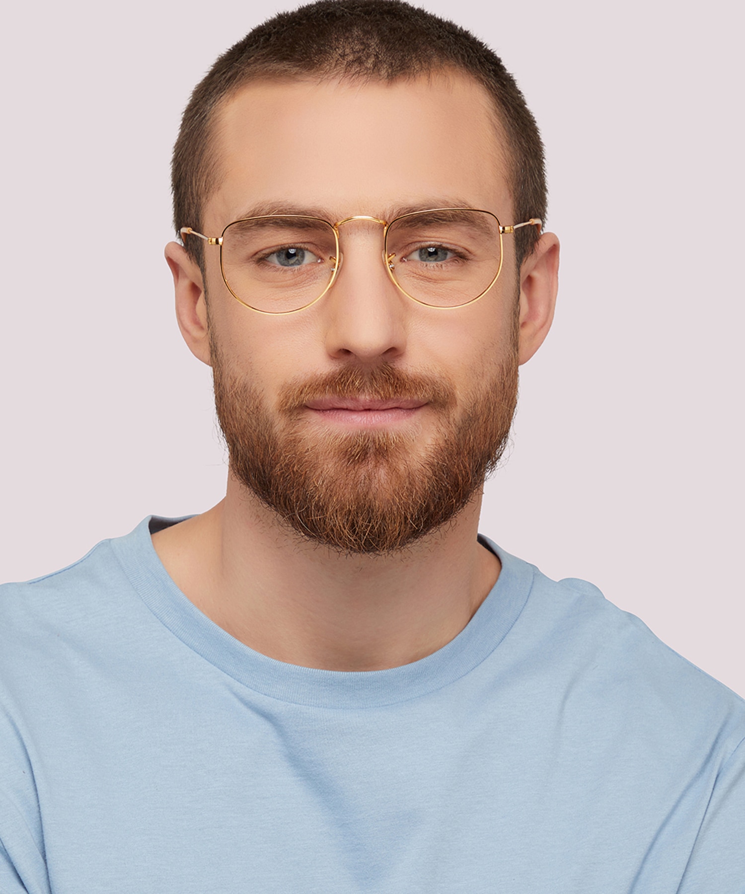 RB3958V Gold MetalEyeglass Frames for Men for Glasses Direct