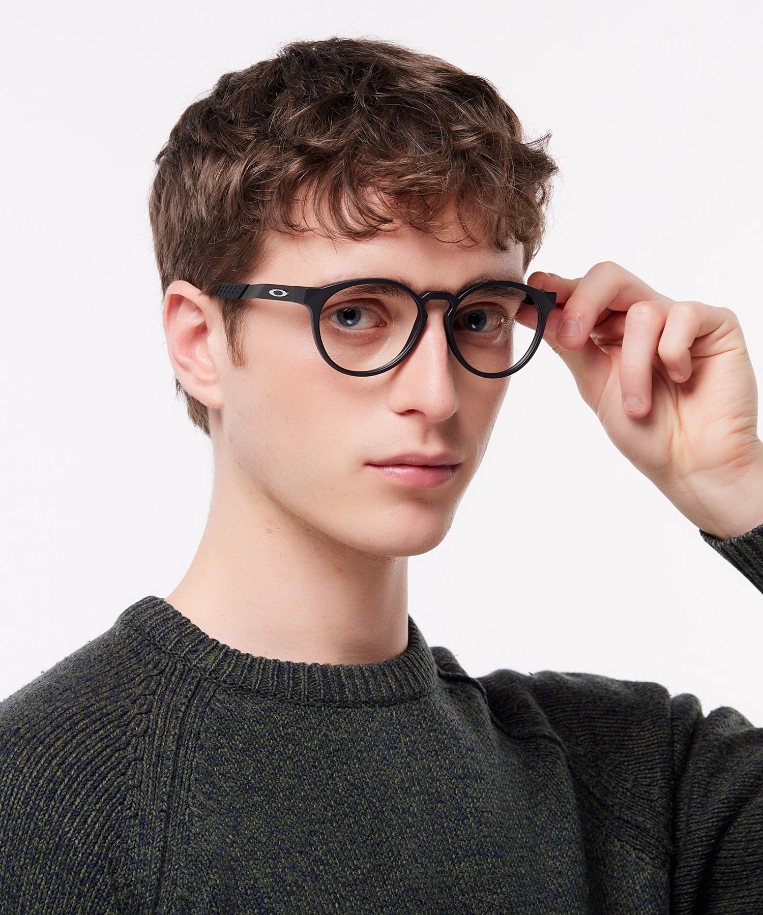 Exchange R Satin Black PlasticSunglass Frames for Men for Glasses Direct