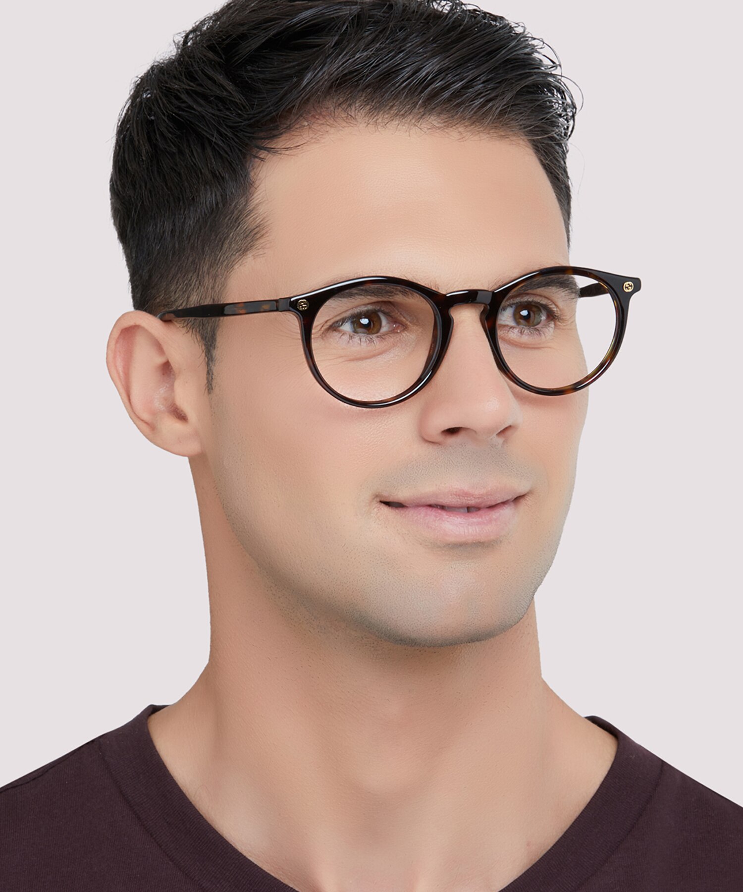 GG0121O Tortoise AcetateEyeglass Frames for Men for Glasses Direct