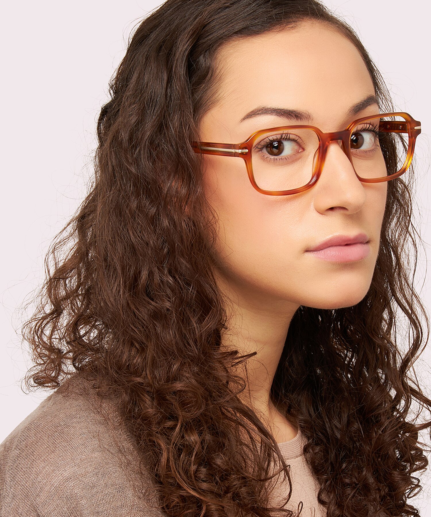 Dollis Shiny Honey AcetateEyeglass Frames for Women for Glasses Direct