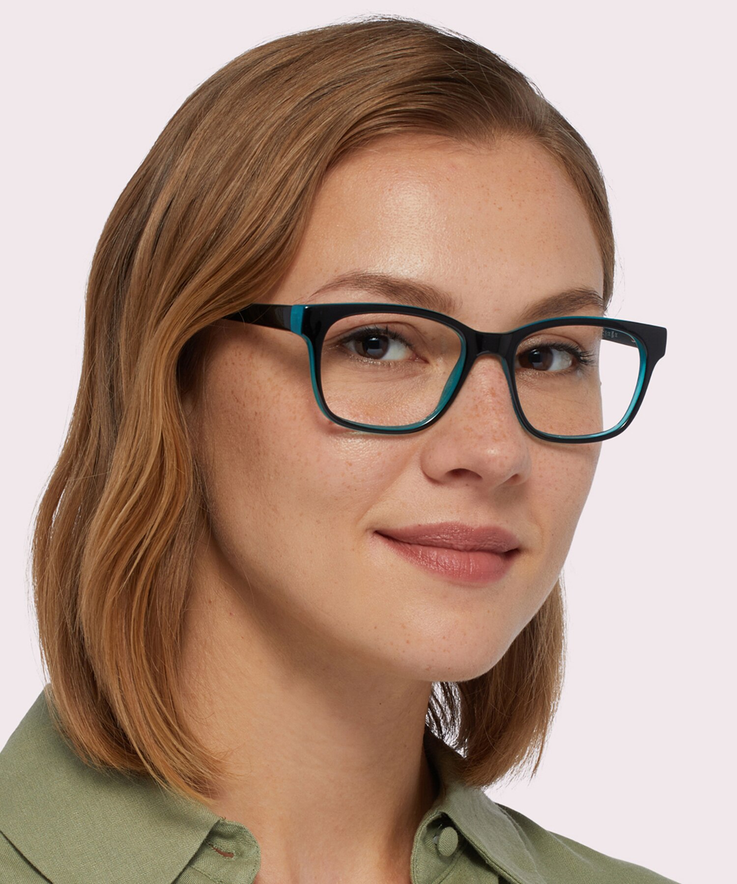 Diallo Black & Blue PlasticSunglass Frames for Women for Glasses Direct