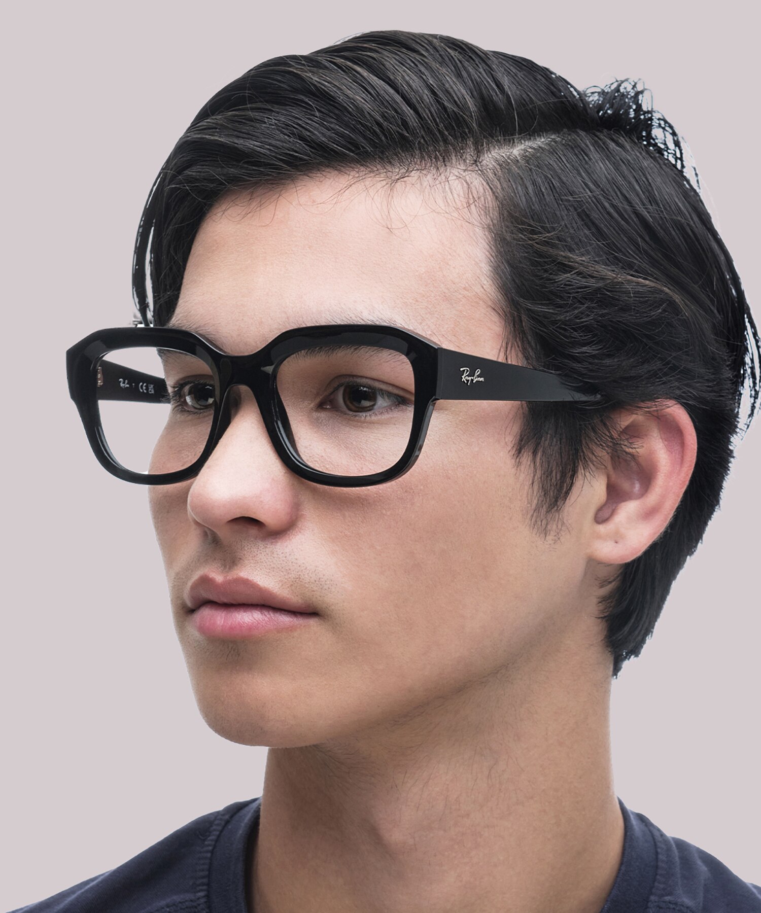 RB7225 Black PlasticEyeglass Frames for Men for Glasses Direct