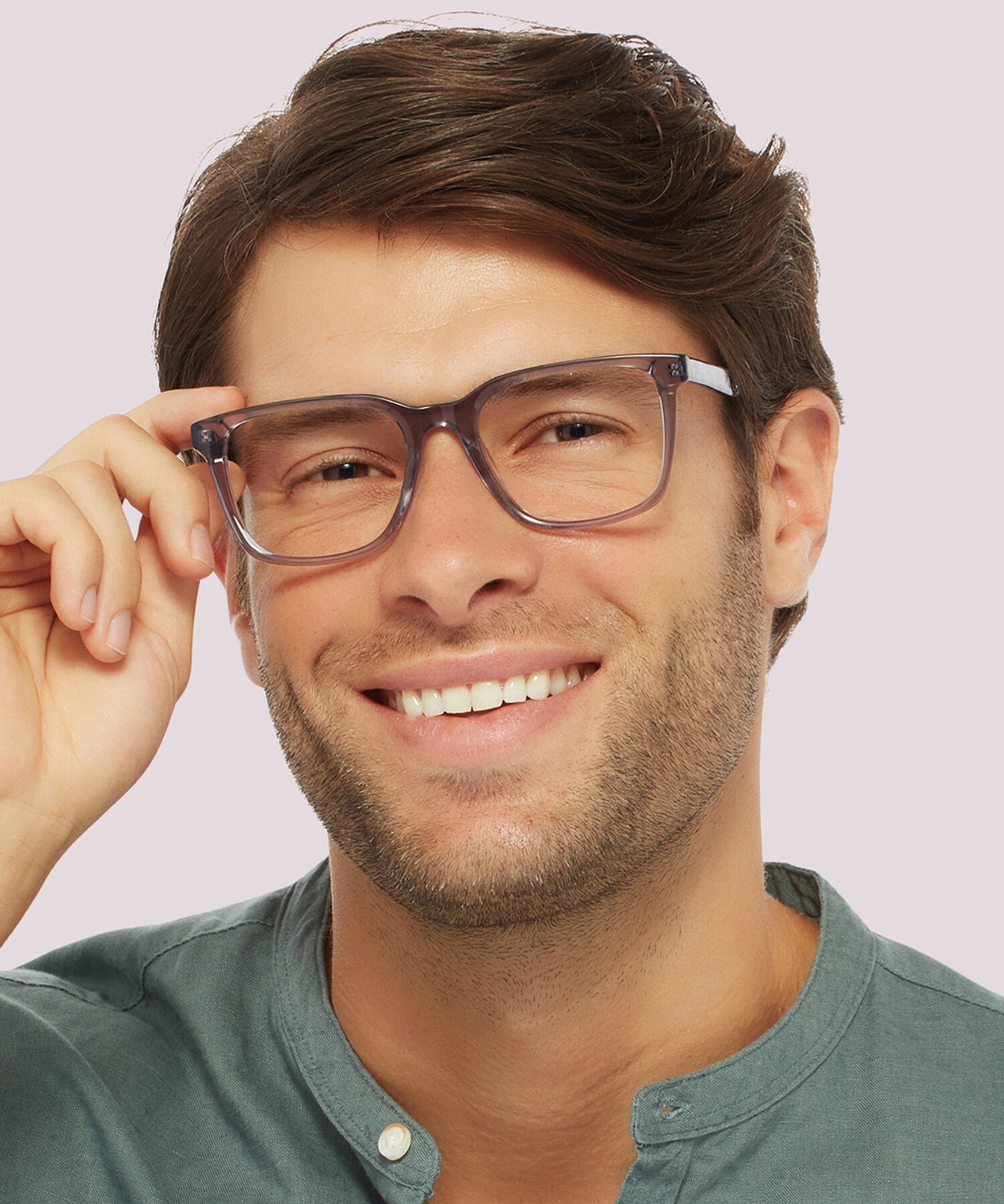 FIFTEEN Blue AcetateEyeglass Frames for Men for Glasses Direct