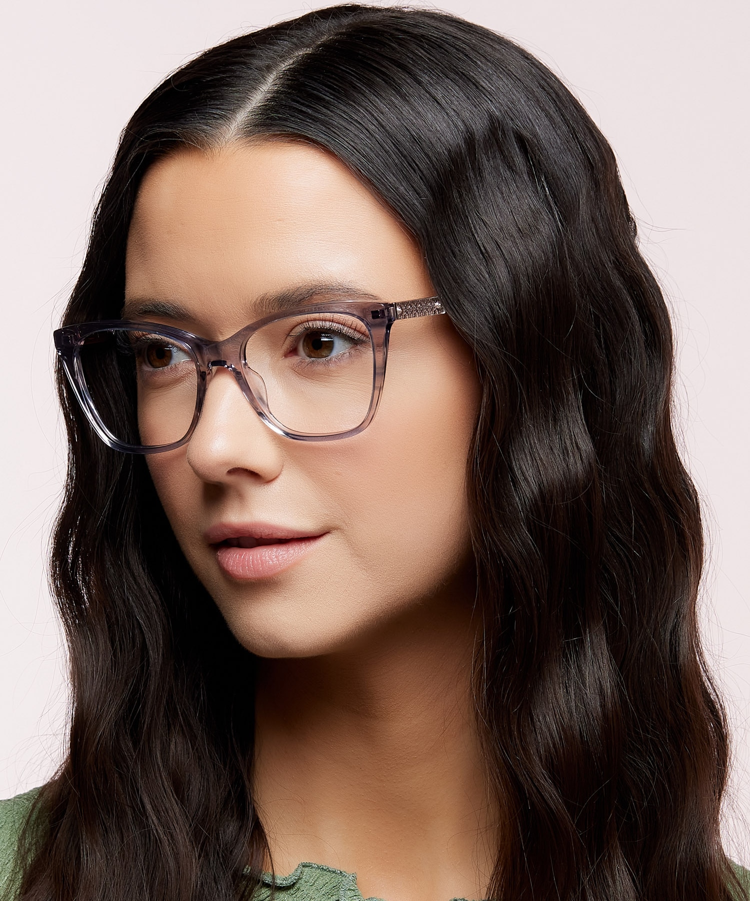 Clio/G Blue AcetateEyeglass Frames for Women for Glasses Direct