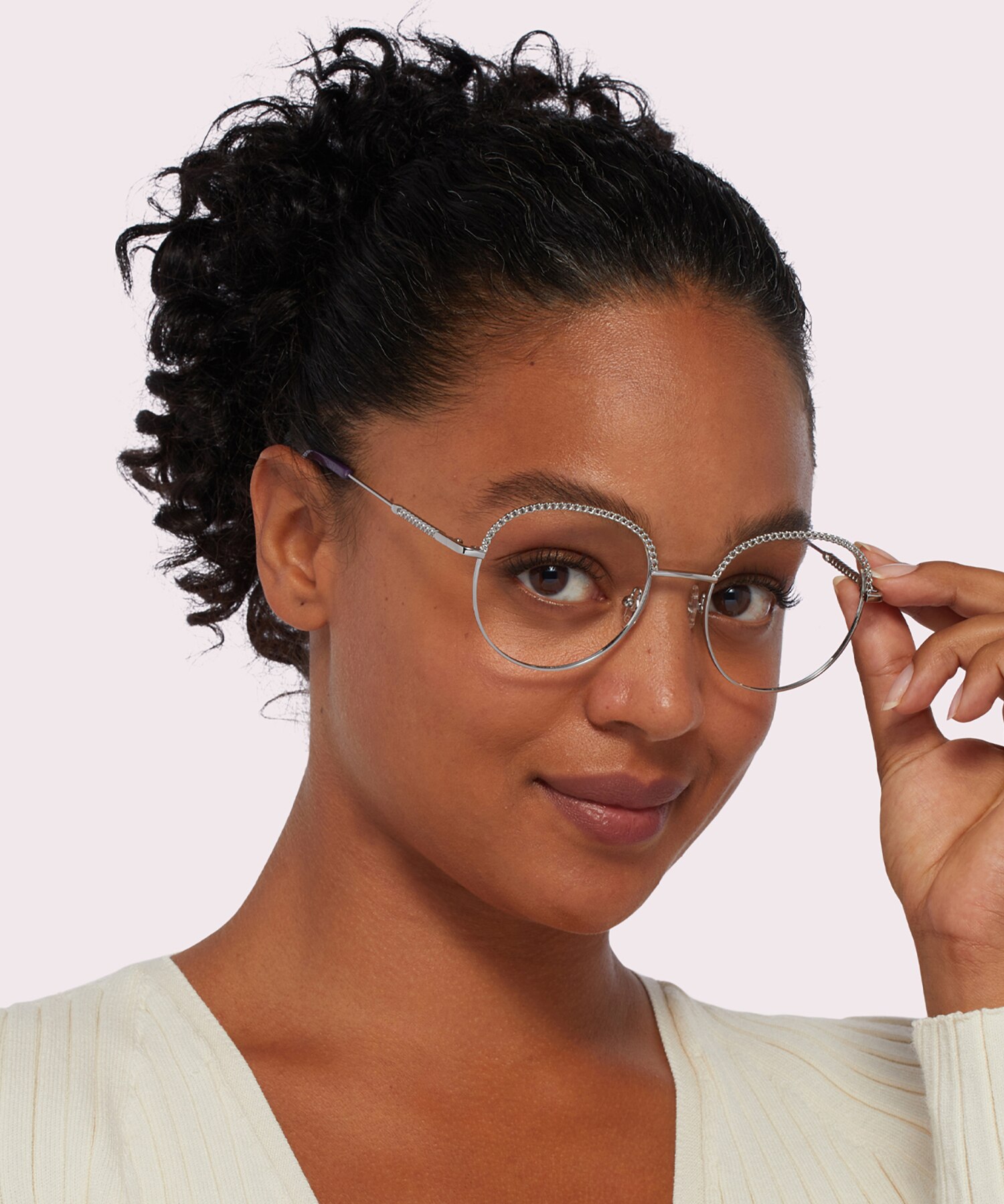 Floss Silver MetalEyeglass Frames for Women for Glasses Direct