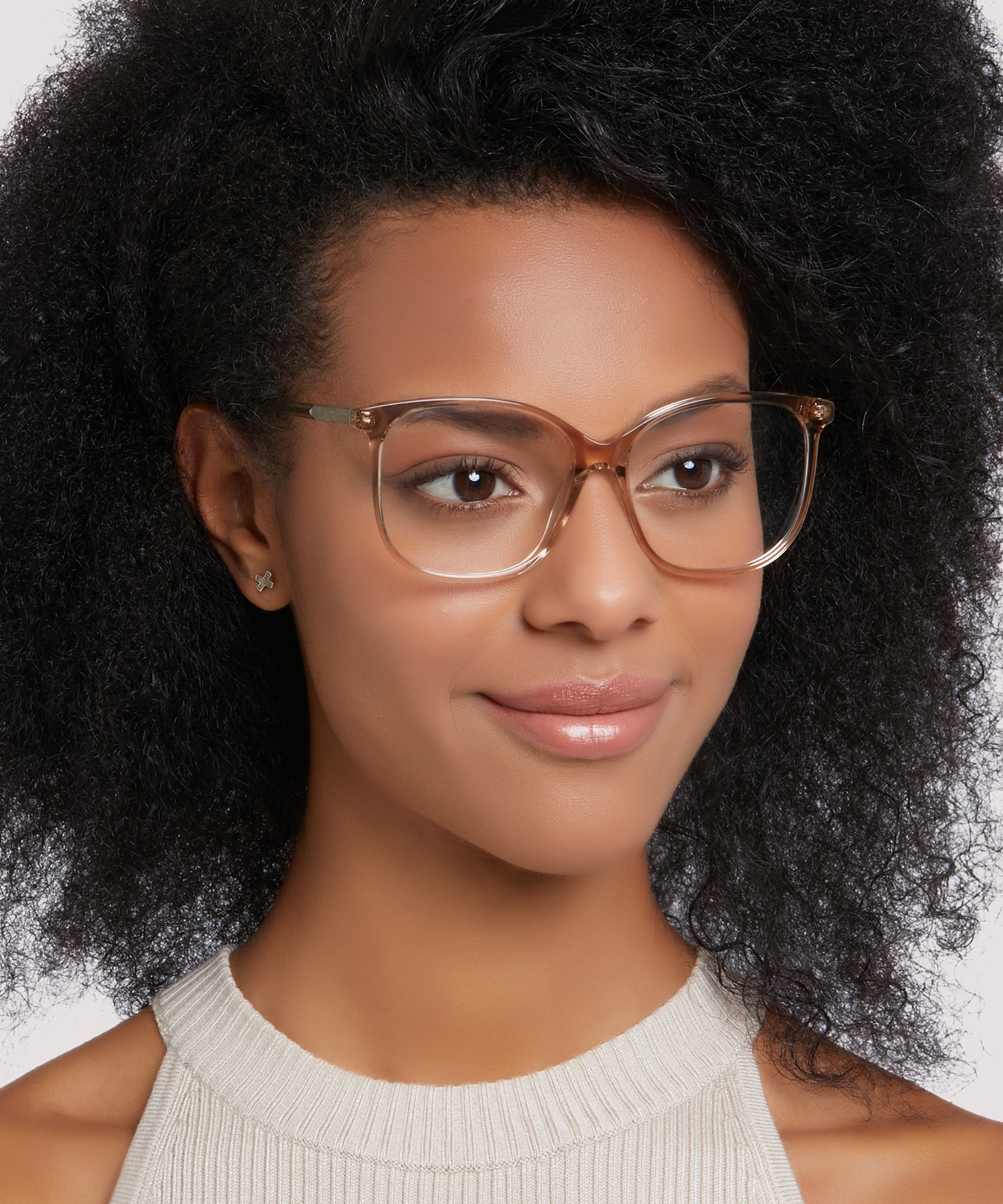 Chelsea Beige AcetateEyeglass Frames for Women for Glasses Direct