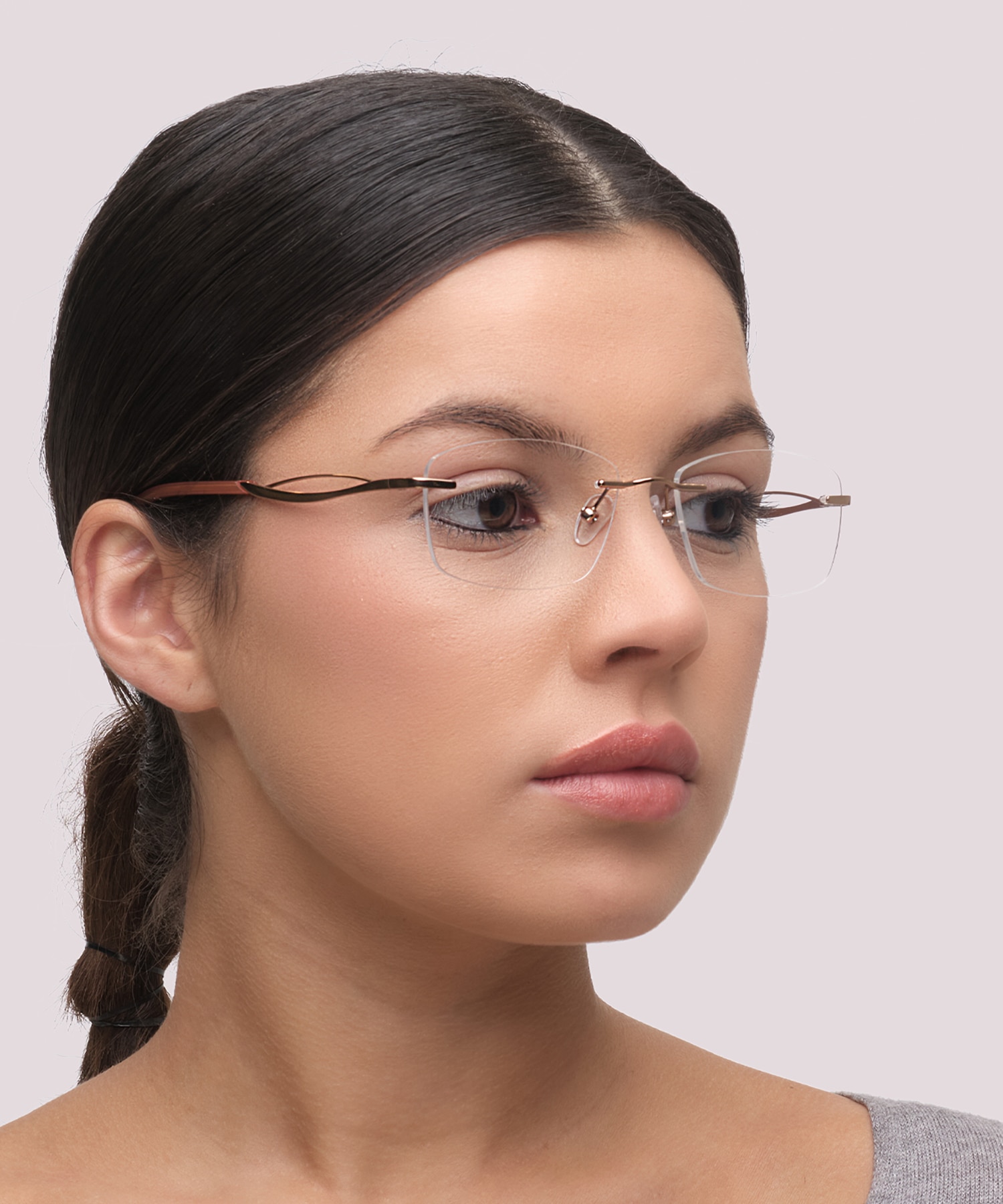 August Bronze & Gold MetalEyeglass Frames for Women for Glasses Direct