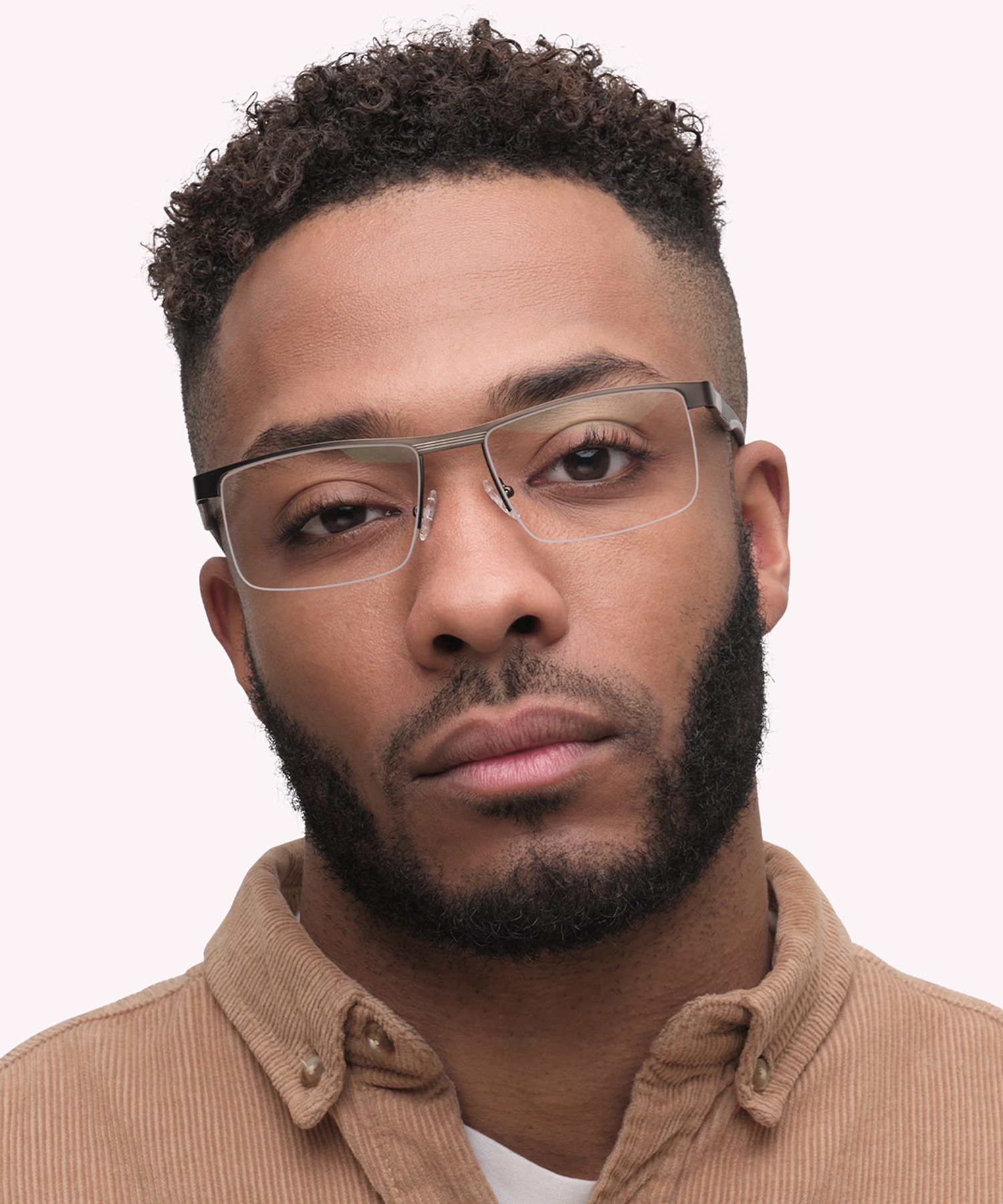 Remington Matte Gunmetal MetalEyeglass Frames for Men for Glasses Direct