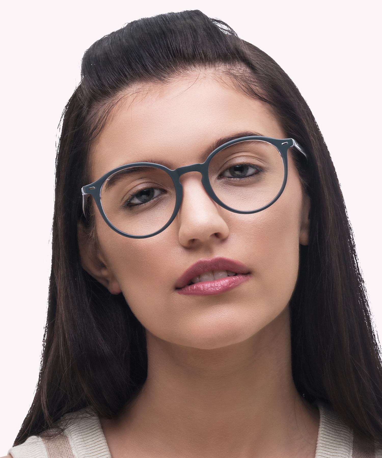 ZEROTHREE Grey AcetateEyeglass Frames for Women for Glasses Direct