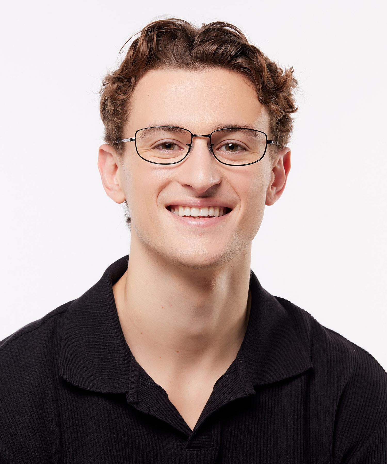 RB3732V Black MetalEyeglass Frames for Men for Glasses Direct