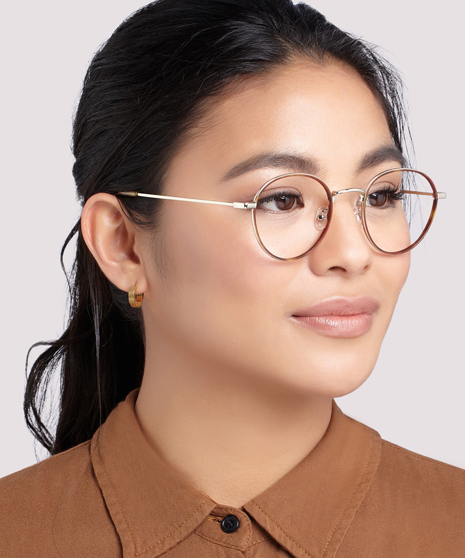 Concord Tortoise & Gold MetalEyeglass Frames for Women for Glasses Direct