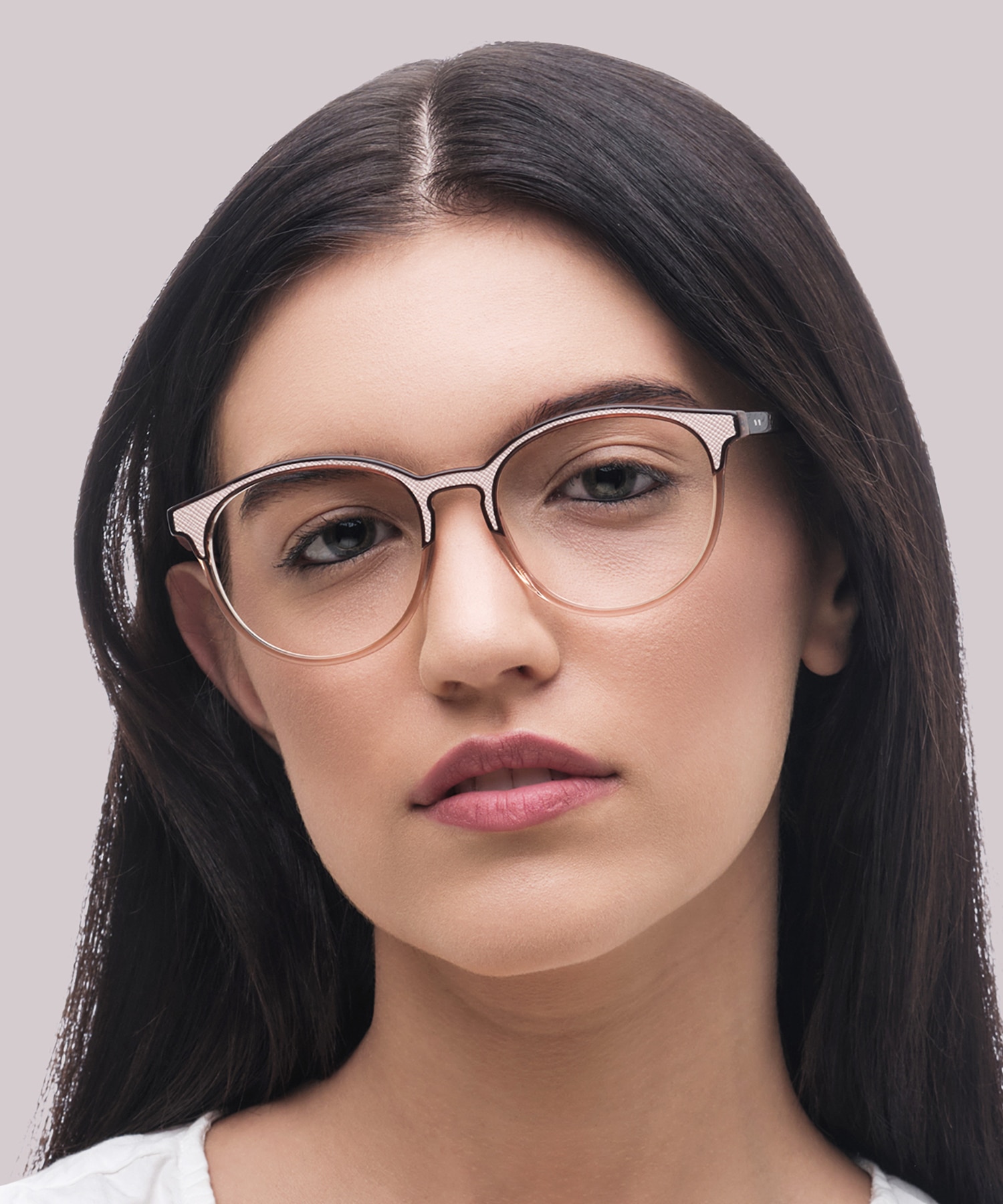 Harrow Crystal Nude AcetateEyeglass Frames for Women for Glasses Direct