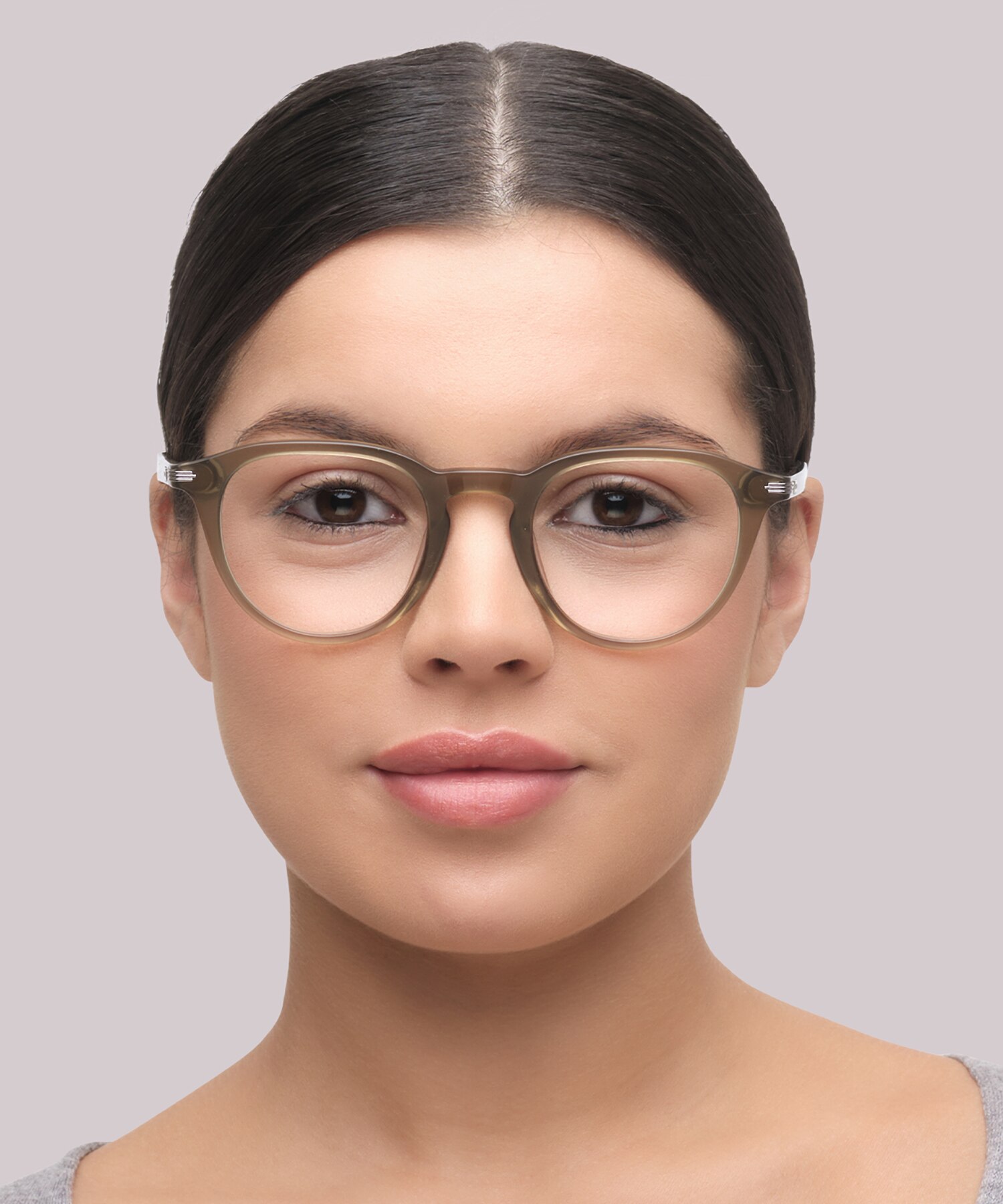 LV 5040 Brown PlasticEyeglass Frames for Women for Glasses Direct