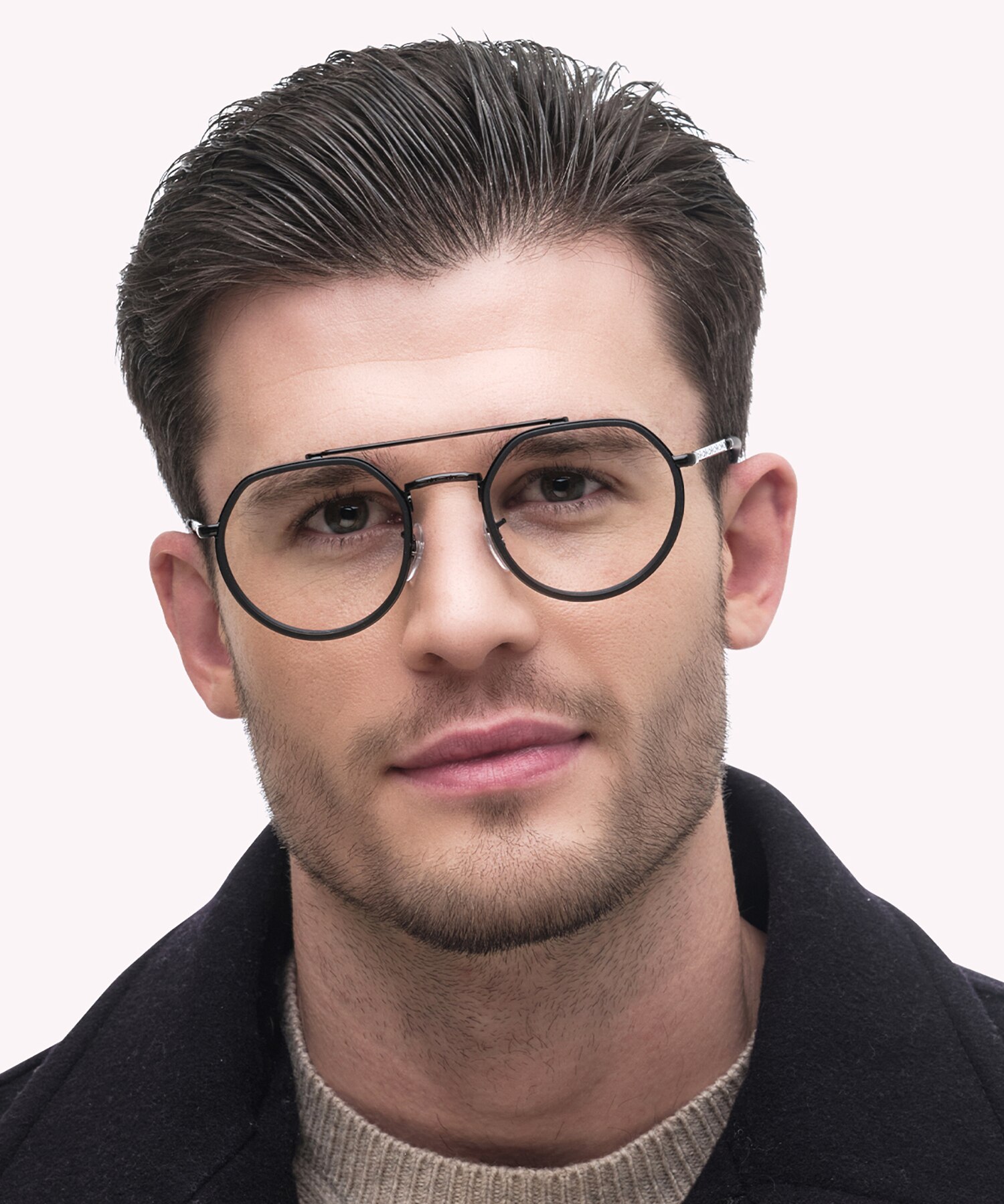 RB3765V Black MetalEyeglass Frames for Men for Glasses Direct