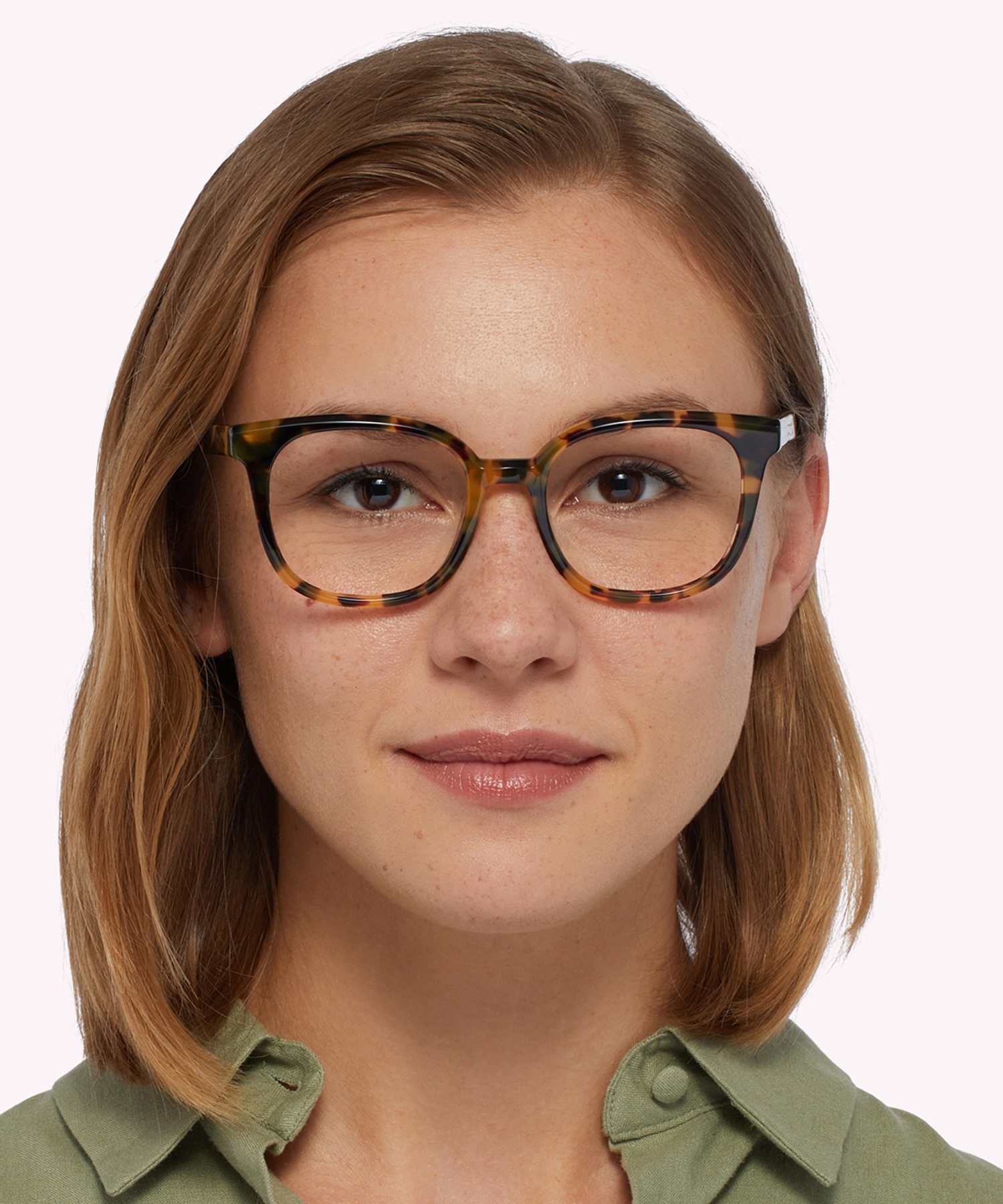 Freddie Yellow Havana AcetateEyeglass Frames for Women for Glasses Direct