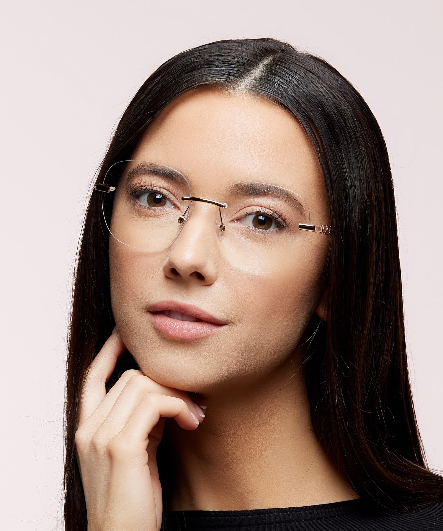 DG1352 Gold MetalSunglass Frames for Women for Glasses Direct