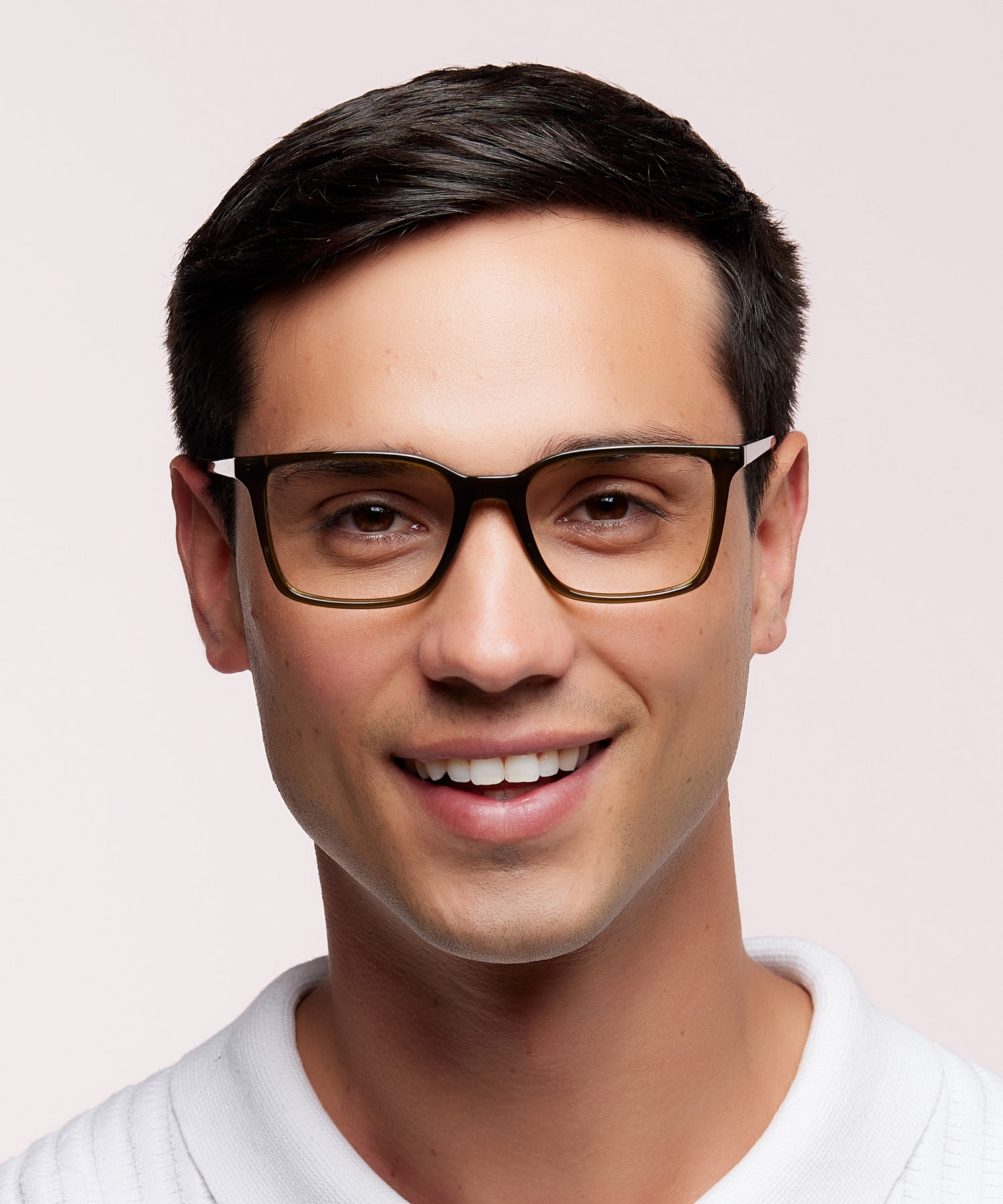 PLD D499 Green PlasticEyeglass Frames for Men for Glasses Direct