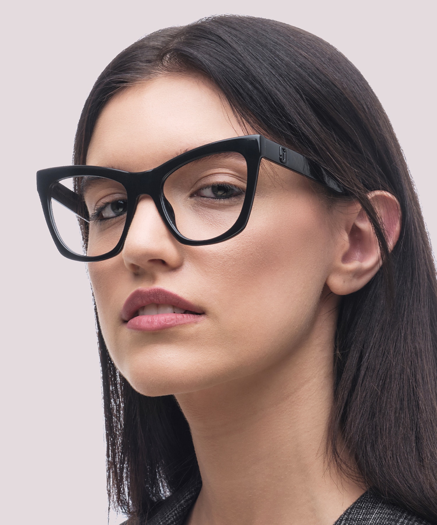 MARC 649 Black PlasticEyeglass Frames for Women for Glasses Direct