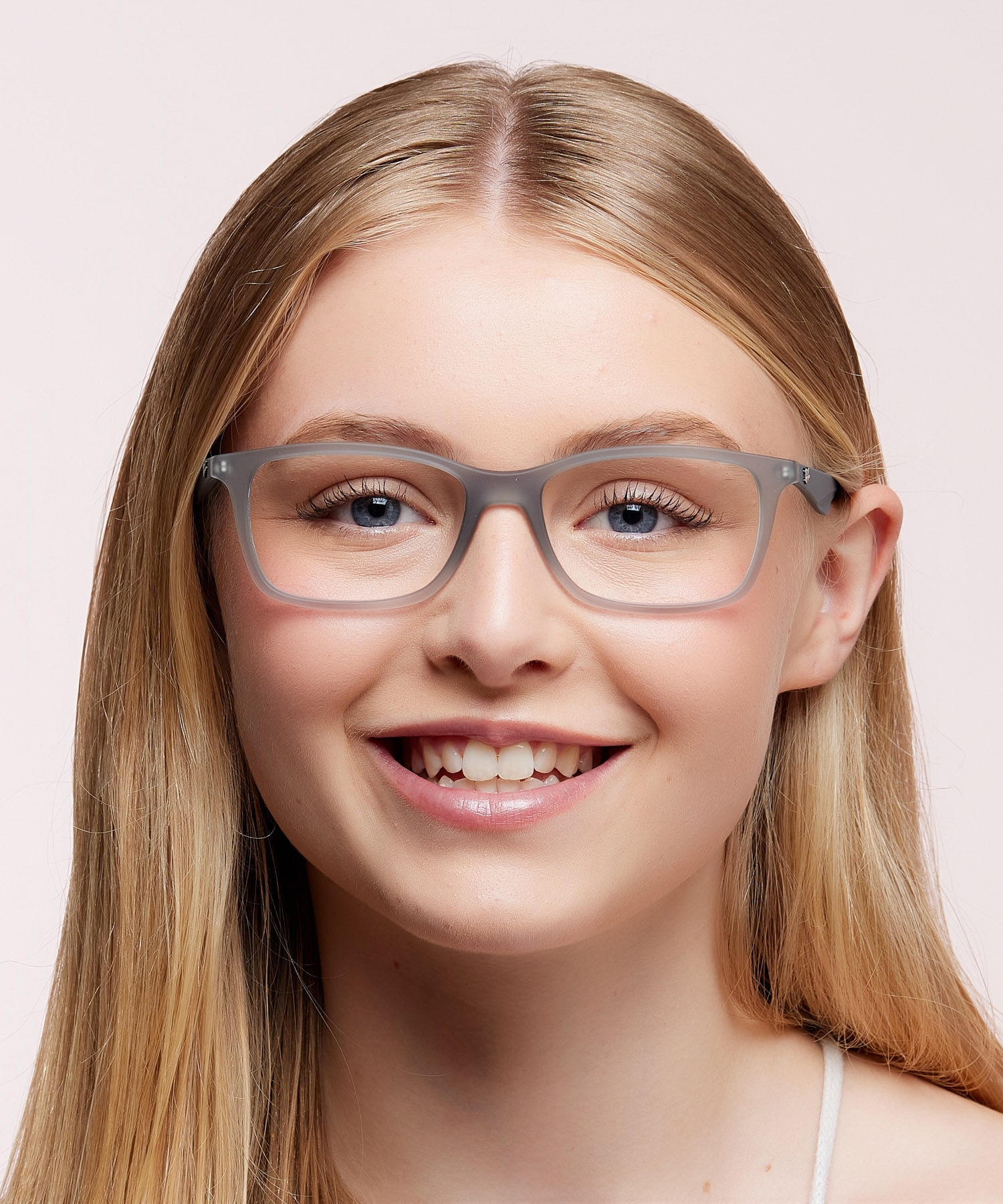 RB7047 Optics Transparent Grey PlasticSunglass Frames for Women for Glasses Direct