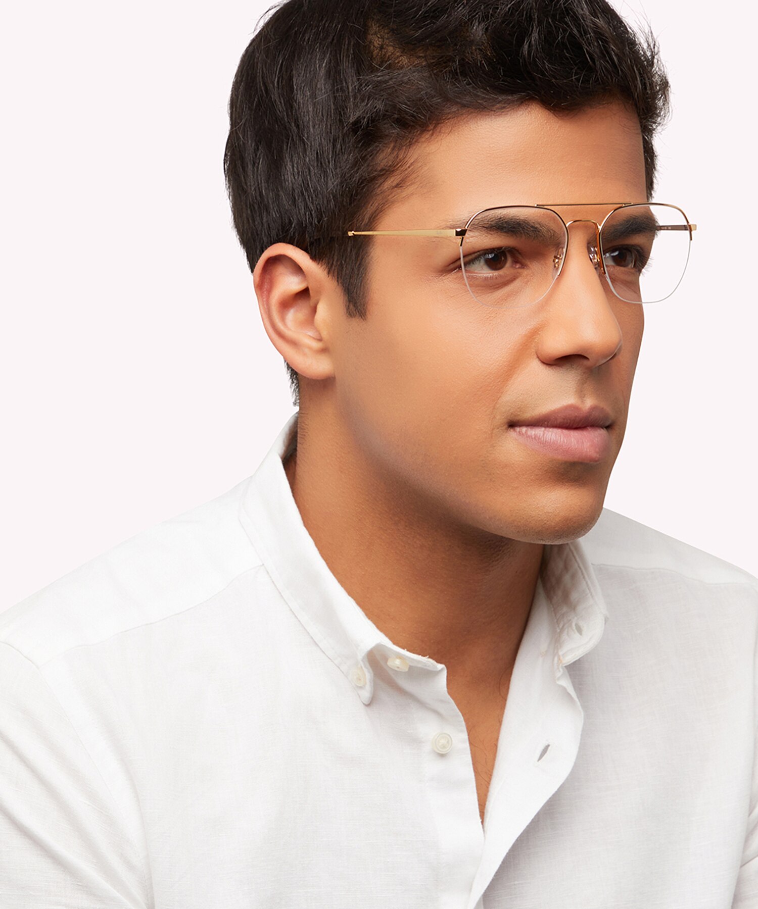 RB6444 Arista Gold MetalEyeglass Frames for Men for Glasses Direct