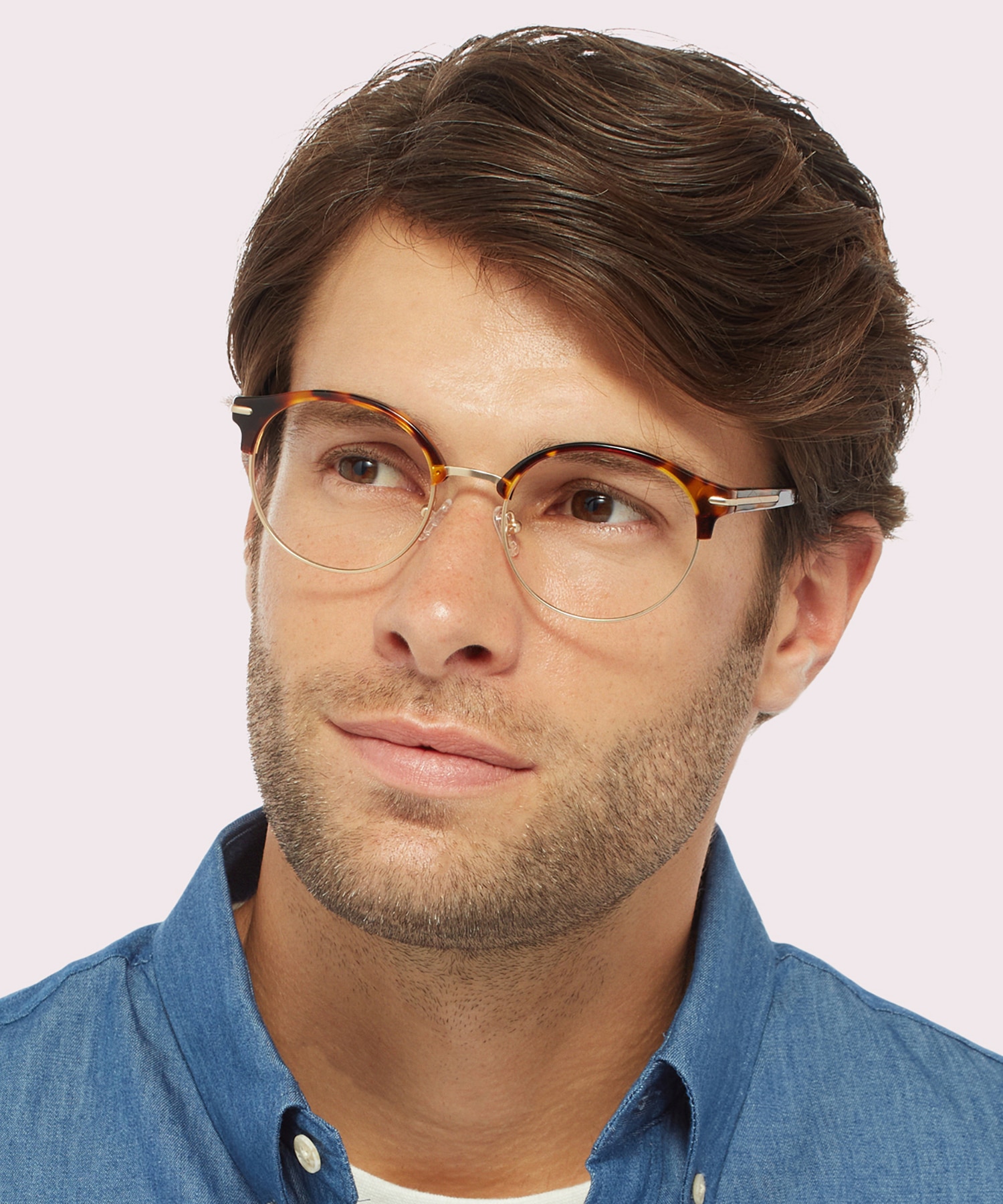 Fulwell Havana MetalEyeglass Frames for Men for Glasses Direct