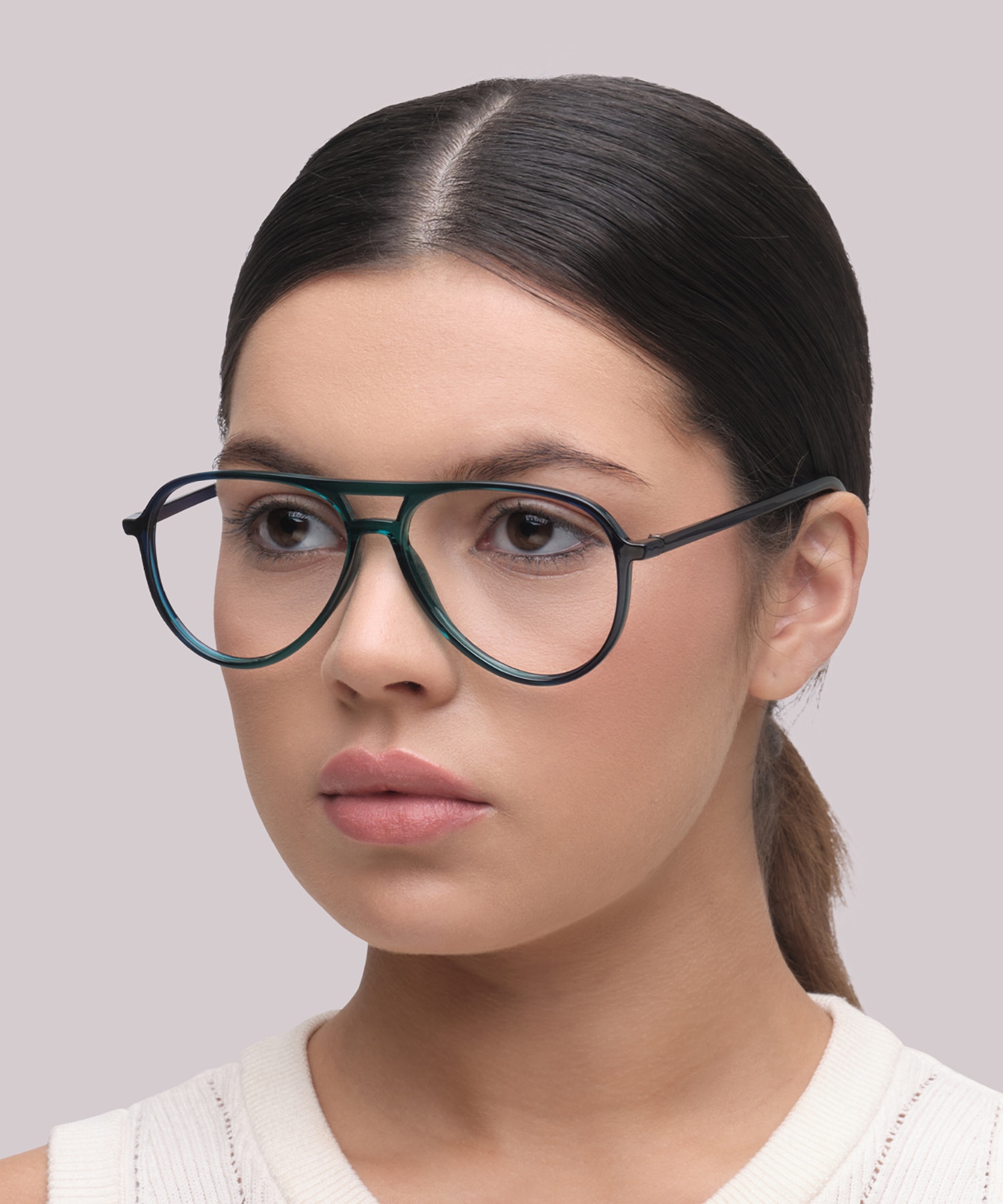 Harquin Gradient Blue & Green PlasticEyeglass Frames for Women for Glasses Direct