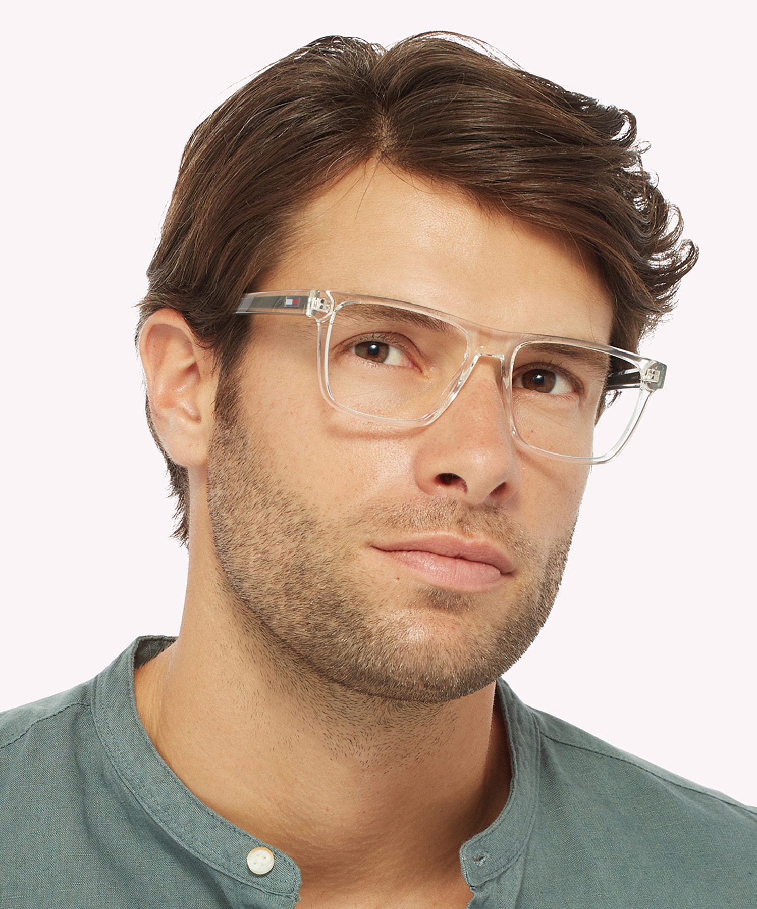 TJ 0058 Clear PlasticEyeglass Frames for Men for Glasses Direct
