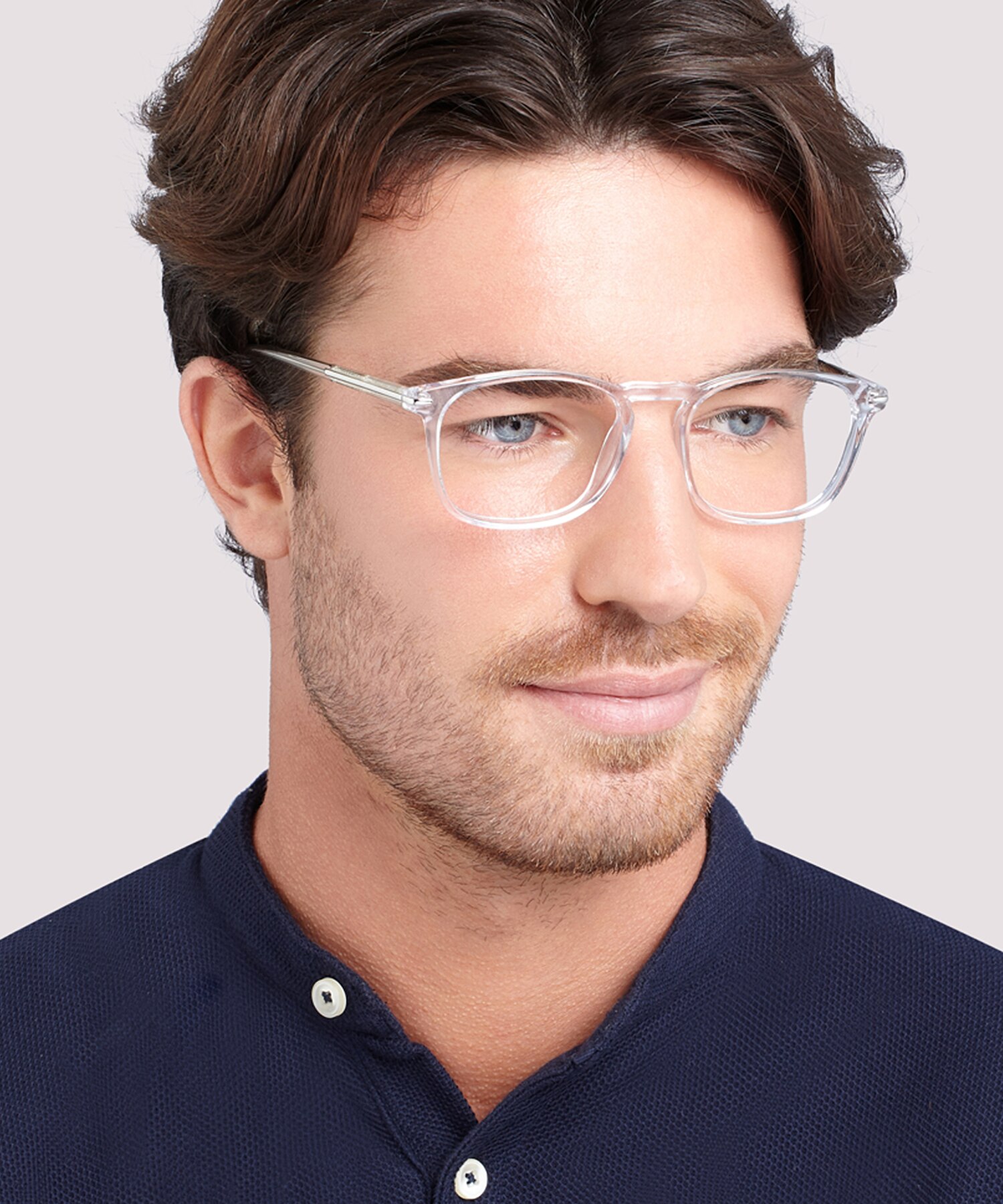 Belsize Clear Crystal AcetateEyeglass Frames for Men for Glasses Direct