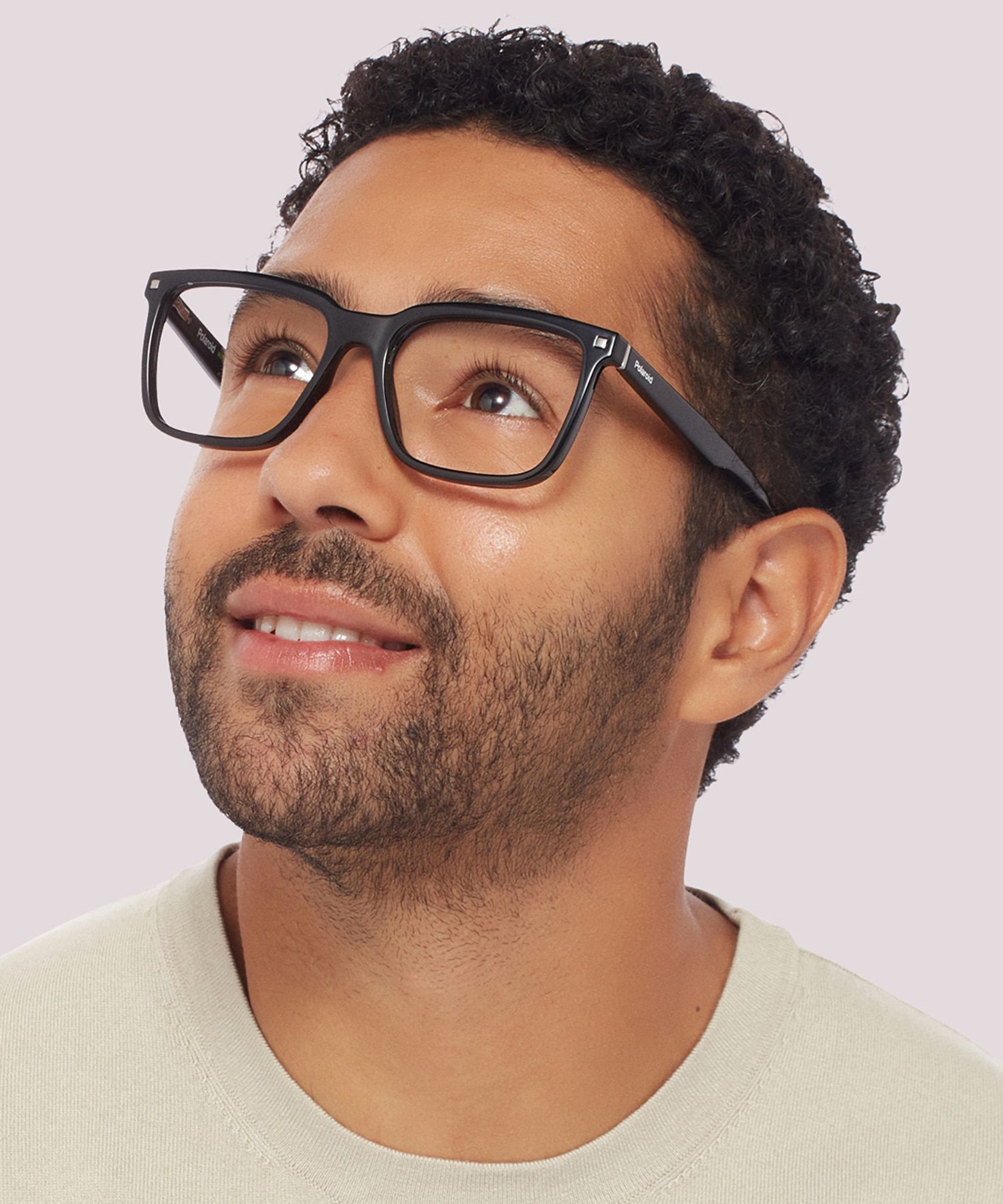 PLD D436 Black PlasticEyeglass Frames for Men for Glasses Direct