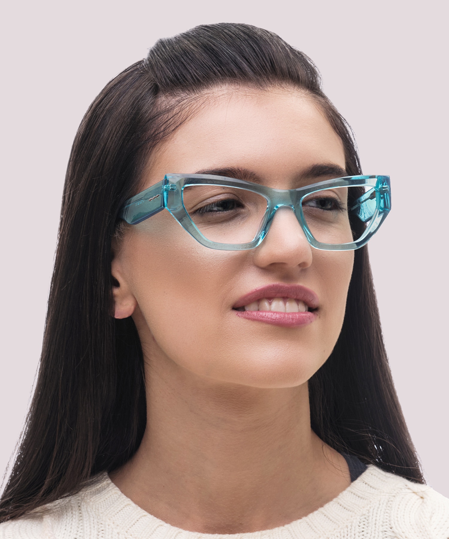 Harmony Crystal Blue AcetateEyeglass Frames for Women for Glasses Direct