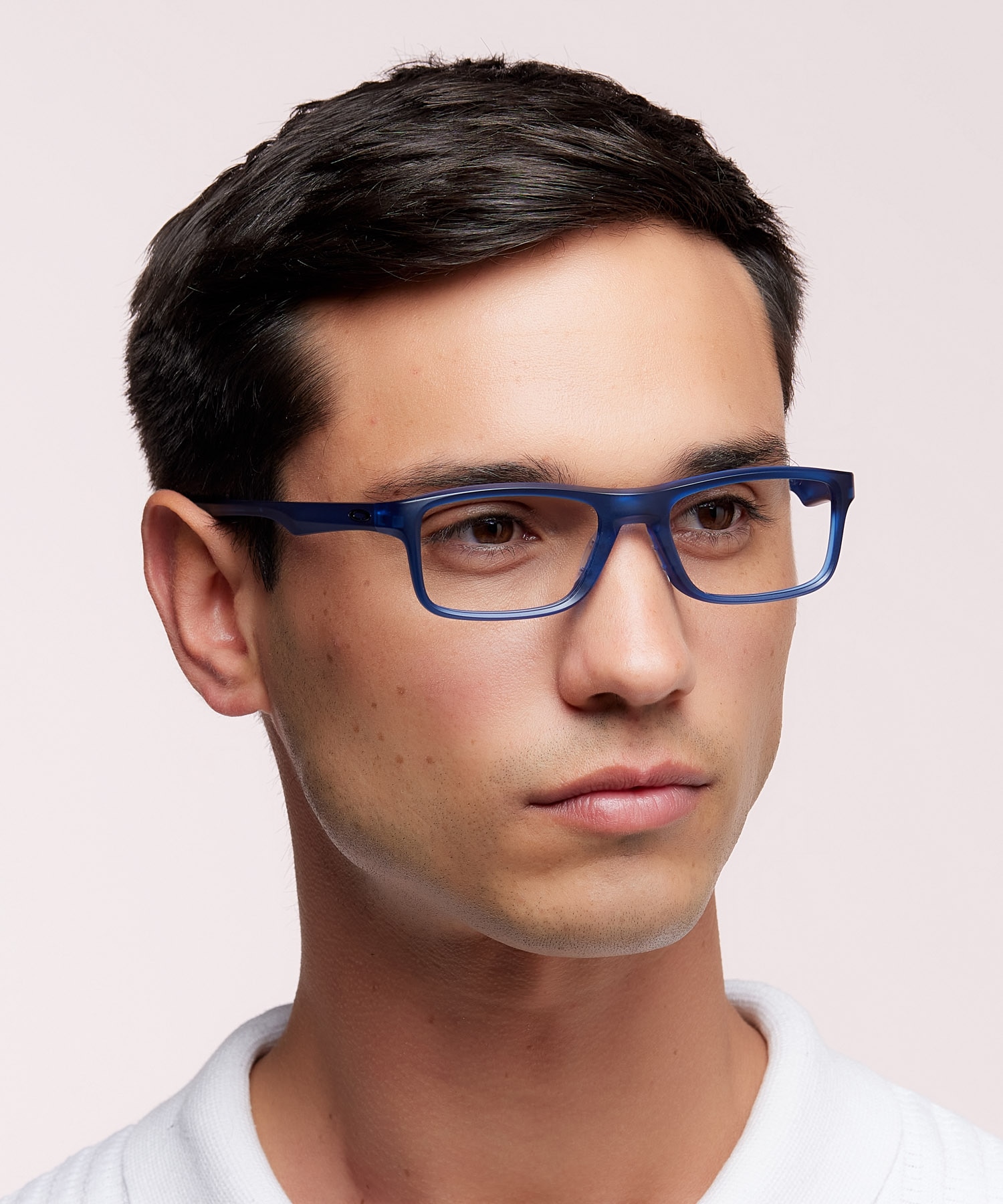 Plank 2.0 Matte Translucent Blue PlasticSunglass Frames for Men for Glasses Direct