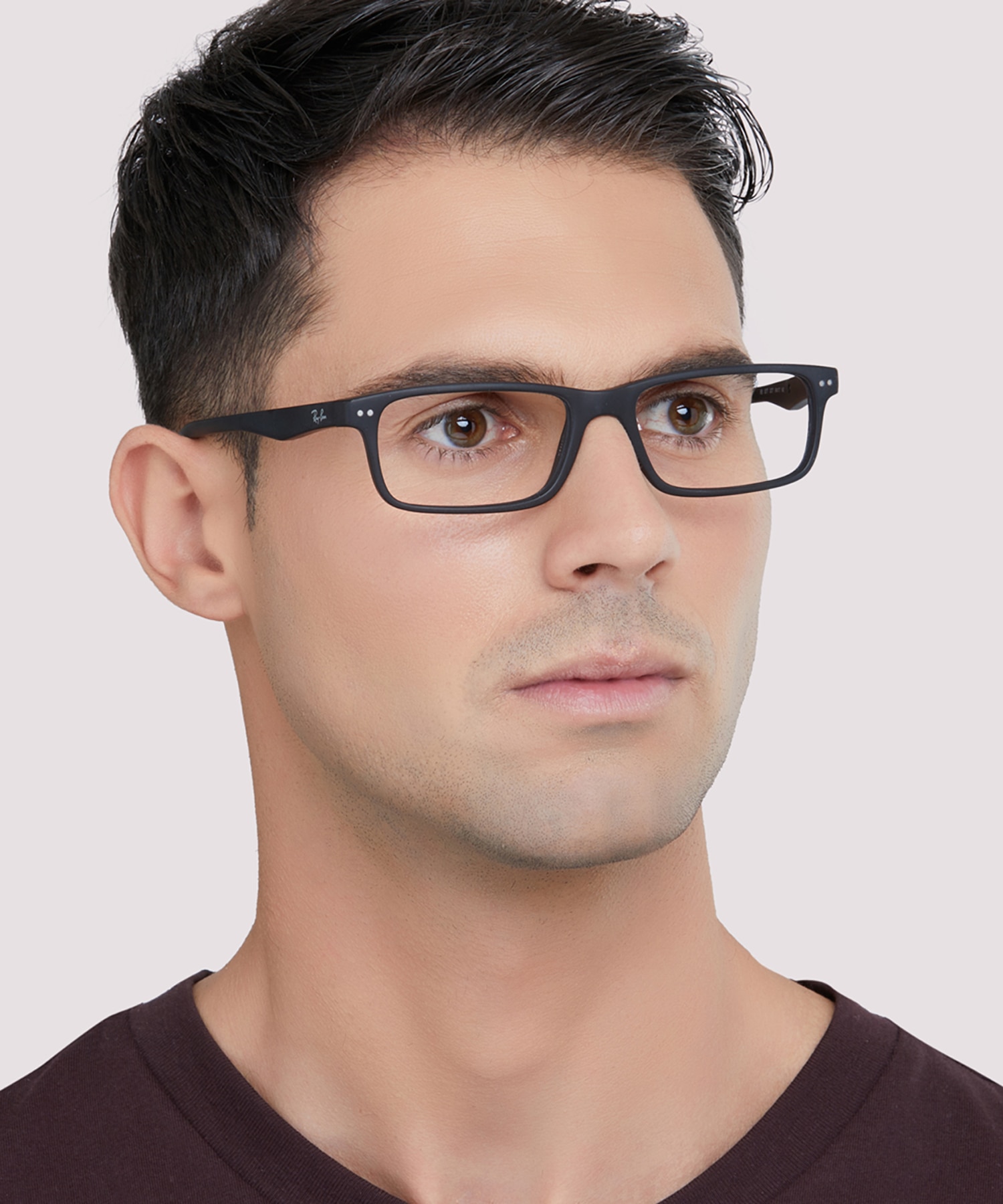 RB5277 Optics Sand Black AcetateEyeglass Frames for Men for Glasses Direct