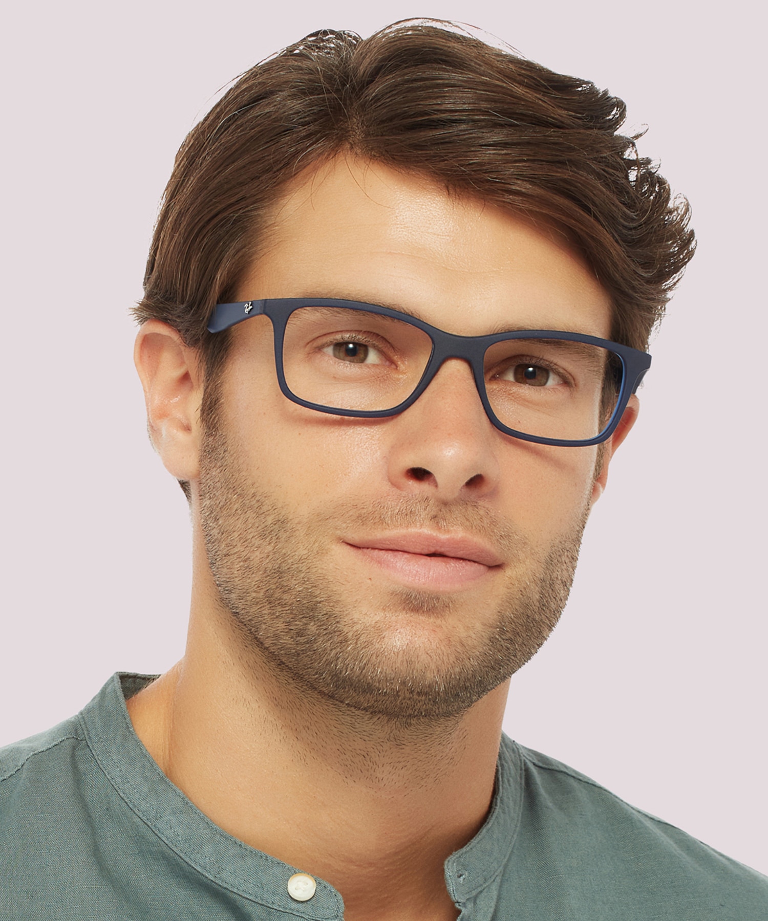 RB7047 Transparent Blue PlasticEyeglass Frames for Men for Glasses Direct