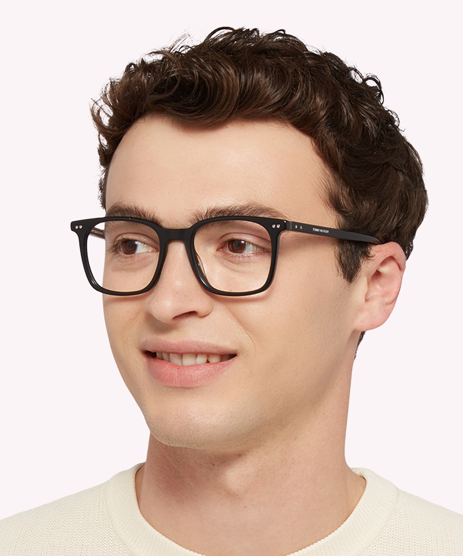 TH 1942 Black AcetateEyeglass Frames for Men for Glasses Direct