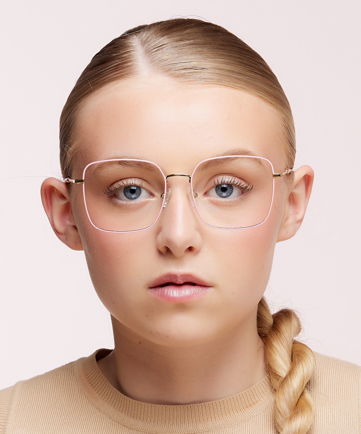 Venezia Pink MetalEyeglass Frames for Women for Glasses Direct