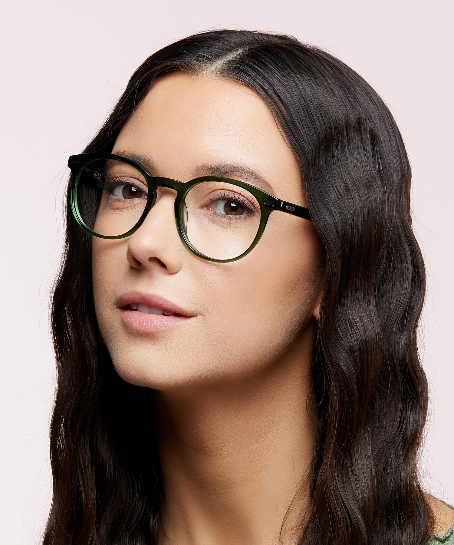 Gibson Crystal Green AcetateEyeglass Frames for Women for Glasses Direct