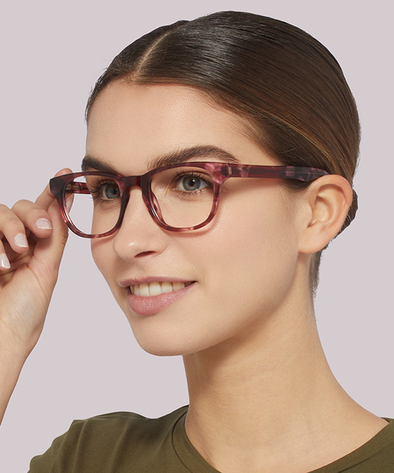 Andi Garnet AcetateEyeglass Frames for Women for Glasses Direct