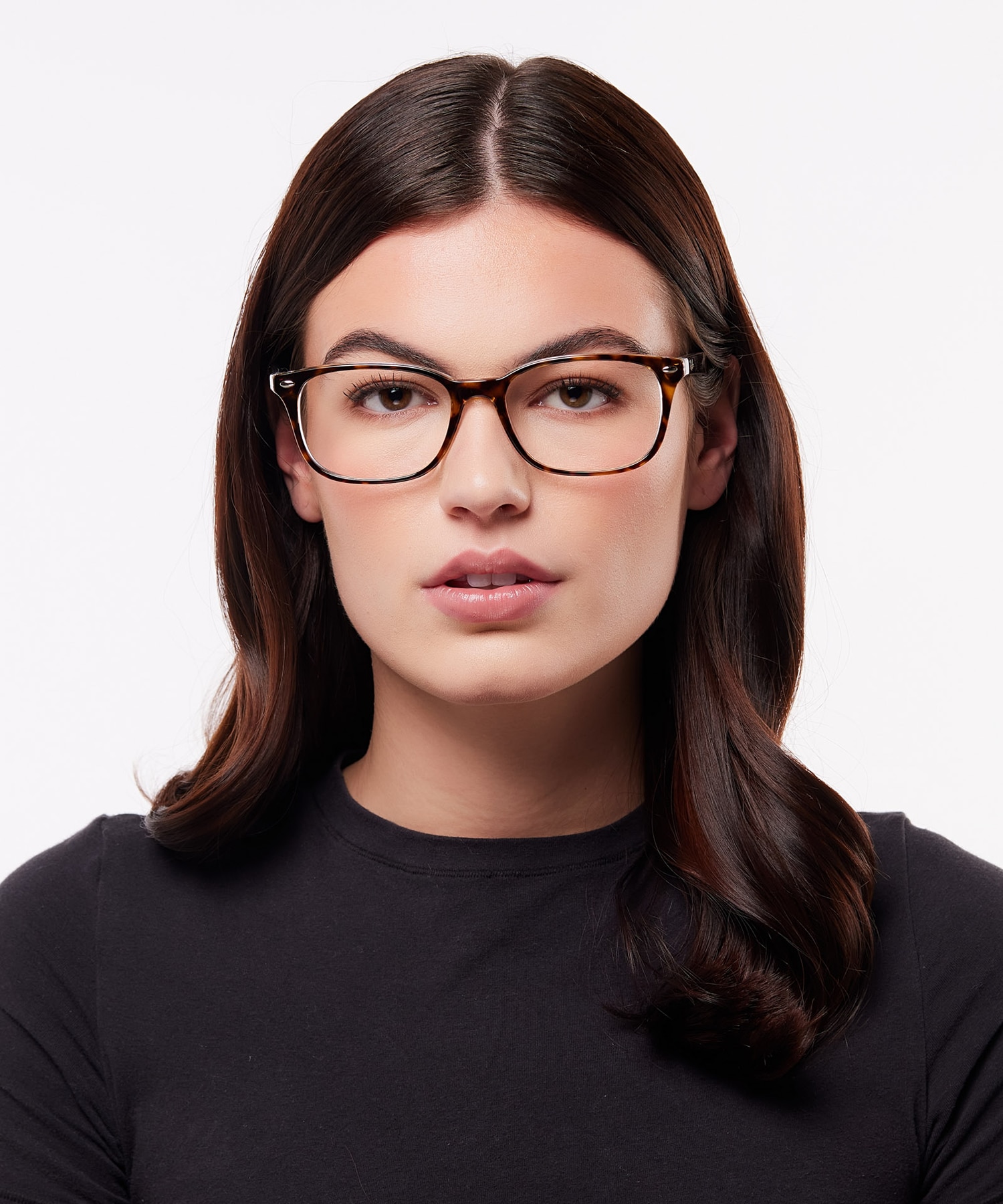 RB5375 Havana On Transparent AcetateEyeglass Frames for Women for Glasses Direct