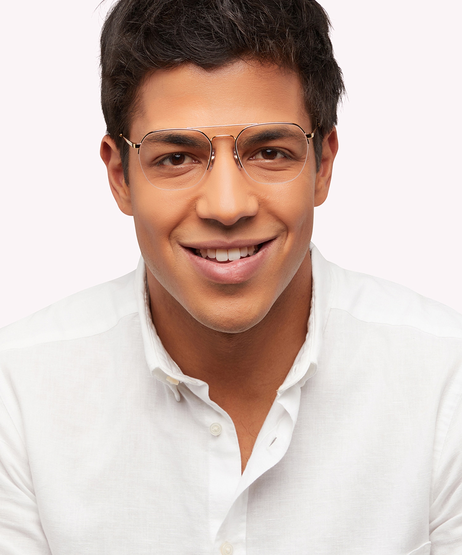 RB6444 Arista Gold MetalEyeglass Frames for Men for Glasses Direct
