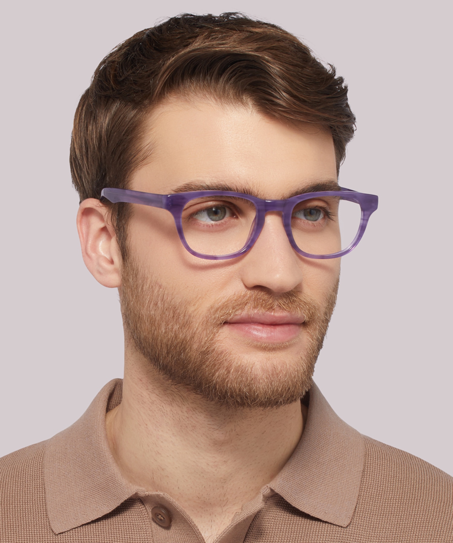 Andi Amethyst AcetateEyeglass Frames for Men for Glasses Direct