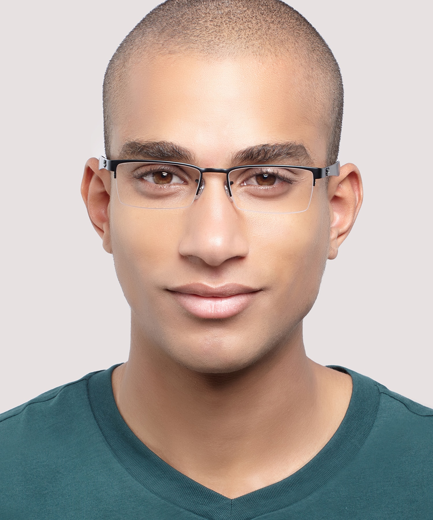 RB8412 Black MetalEyeglass Frames for Men for Glasses Direct