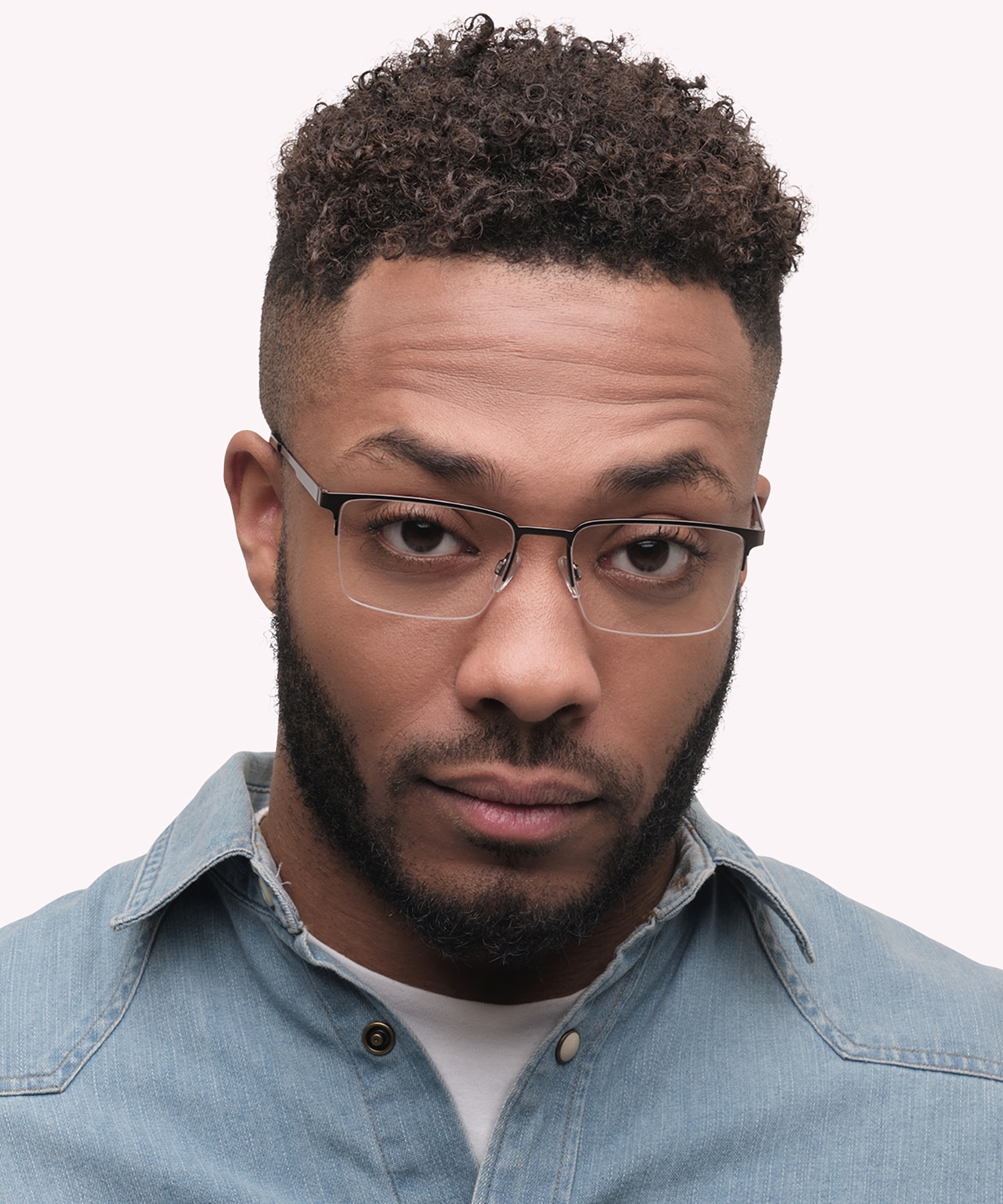Hector Gunmetal MetalEyeglass Frames for Men for Glasses Direct