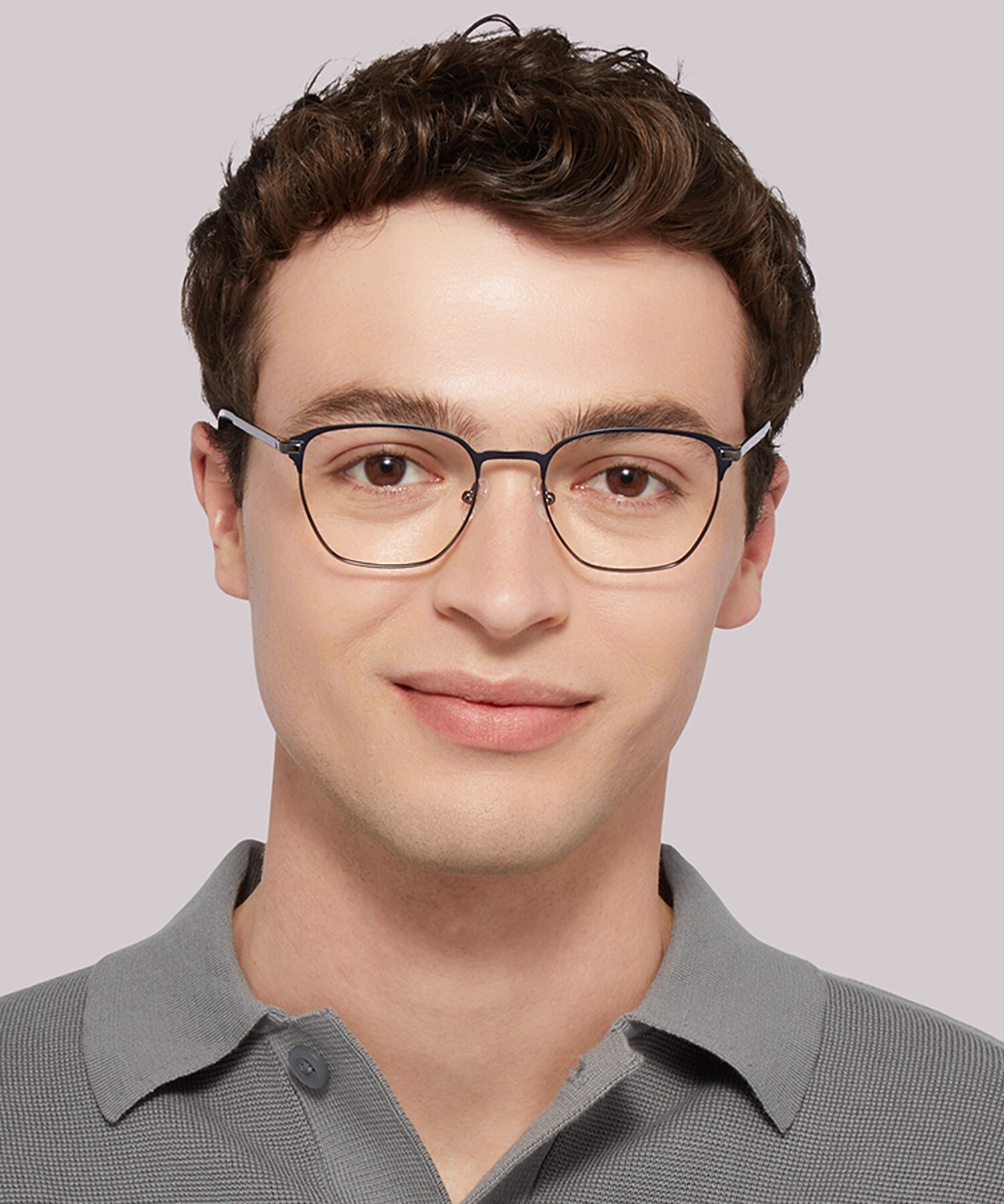 Norton BN Blue MetalSunglass Frames for Men for Glasses Direct