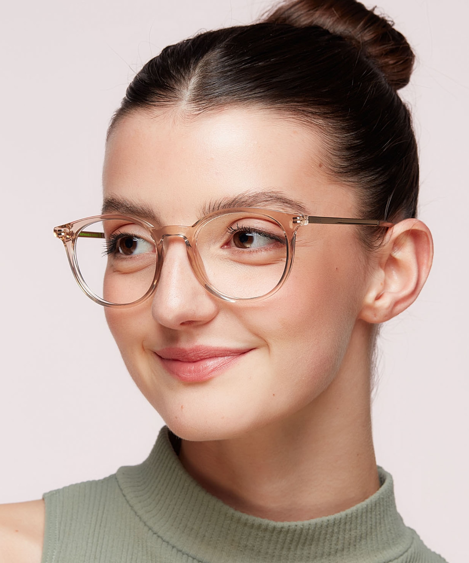 PLD D496 Yellow PlasticEyeglass Frames for Women for Glasses Direct