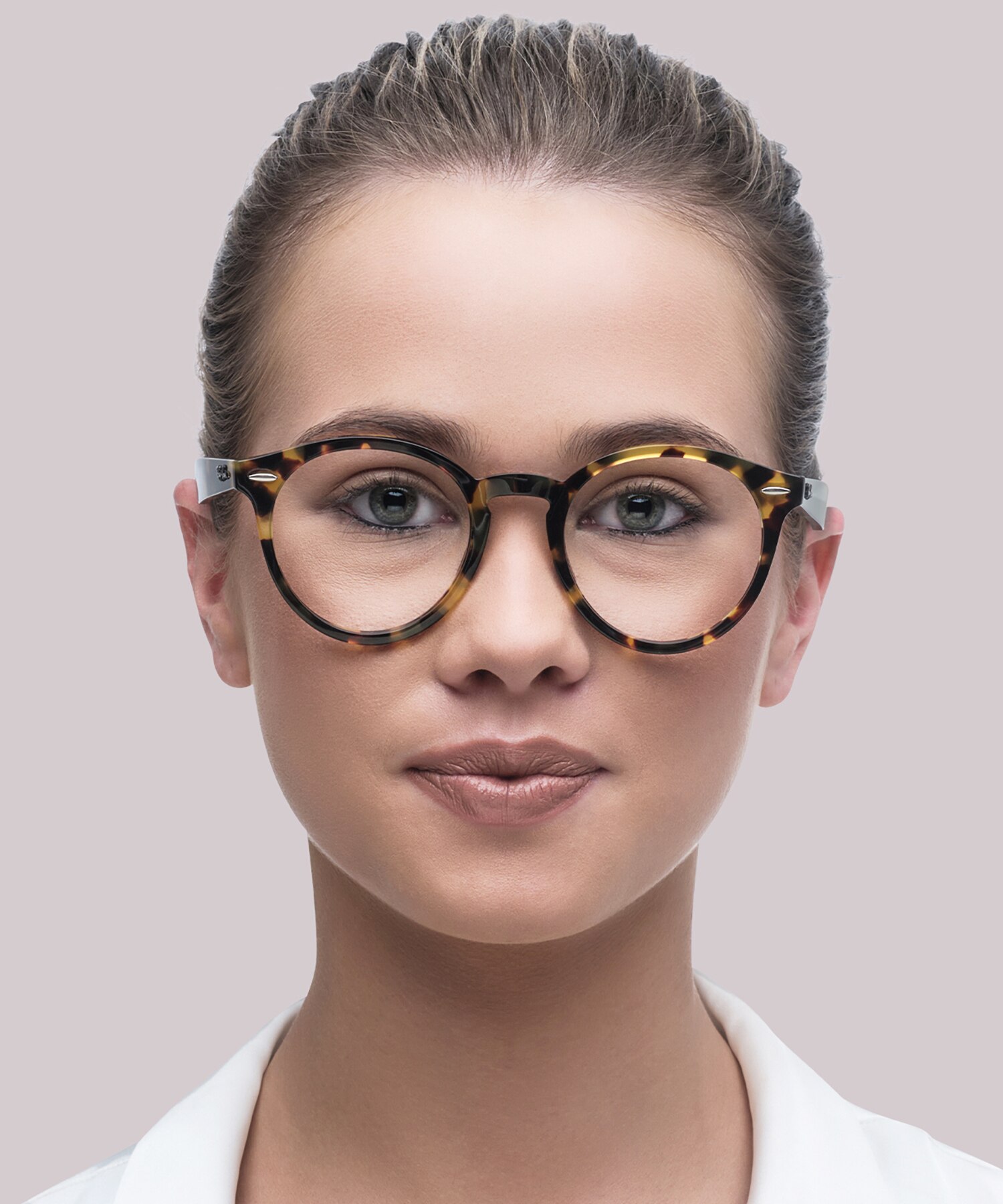 RB7680V Yellow Havana AcetateEyeglass Frames for Women for Glasses Direct